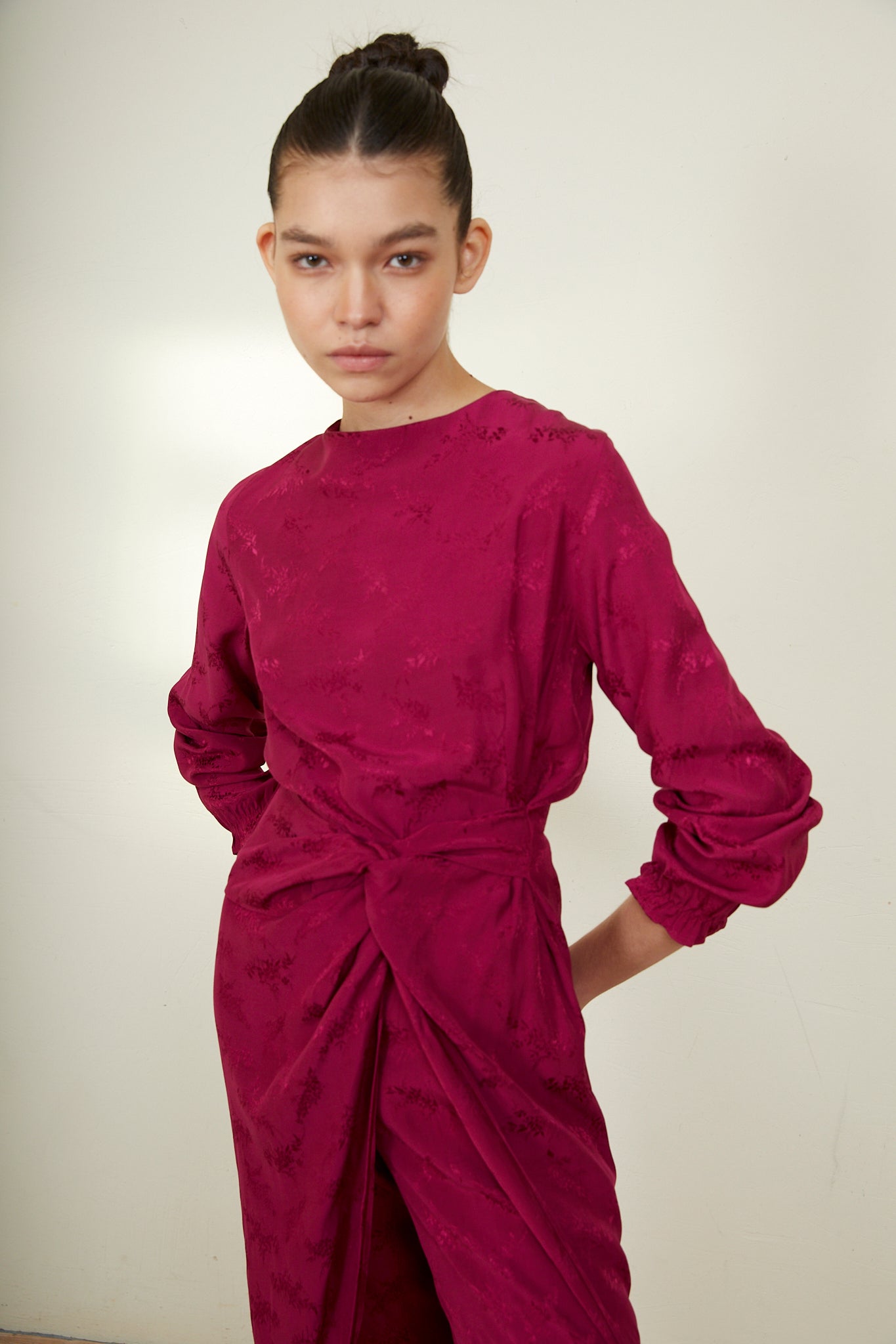 CAMILA TUNIC PLUM FLOWER