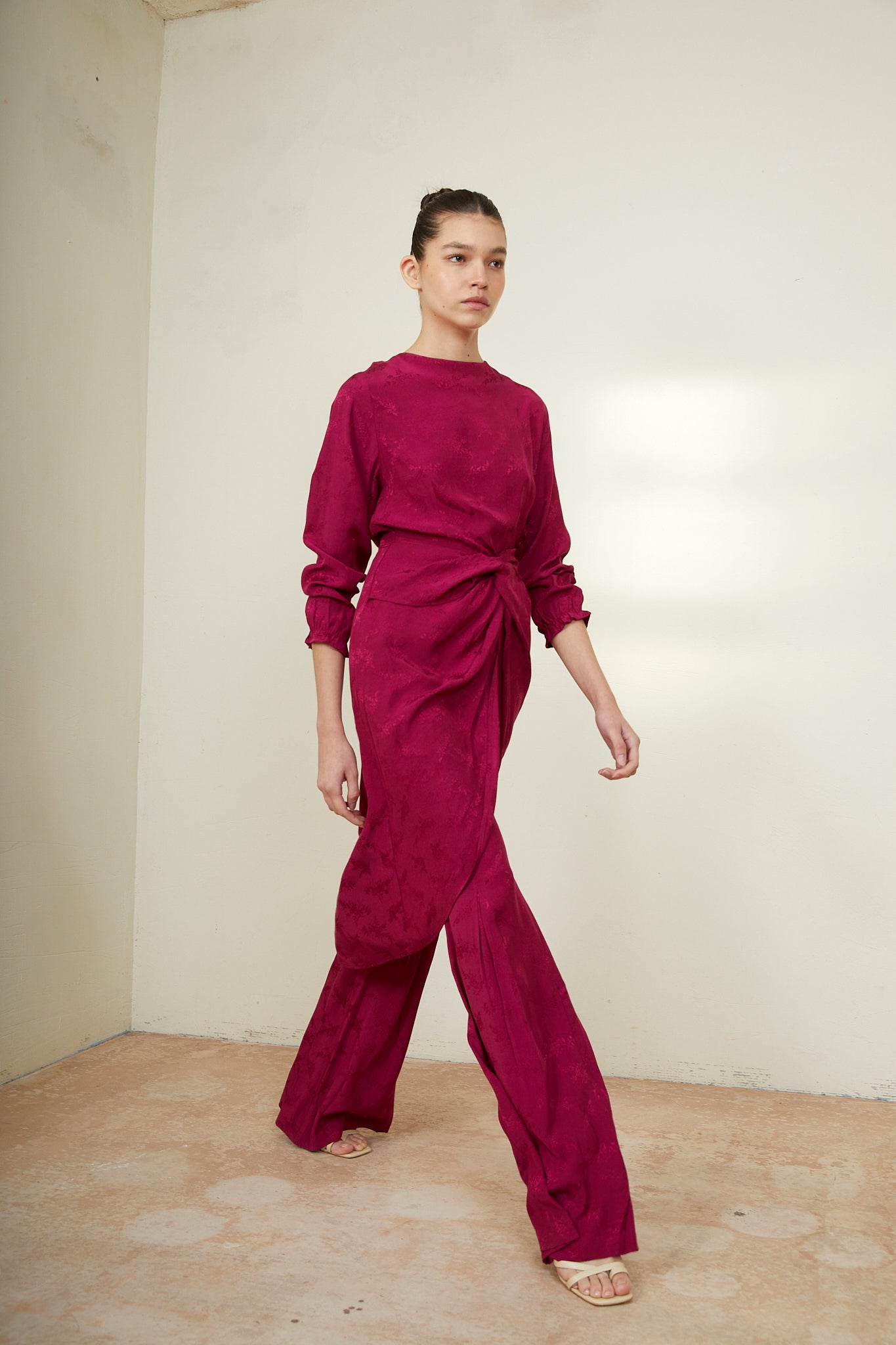 CAMILA TUNIC PLUM FLOWER