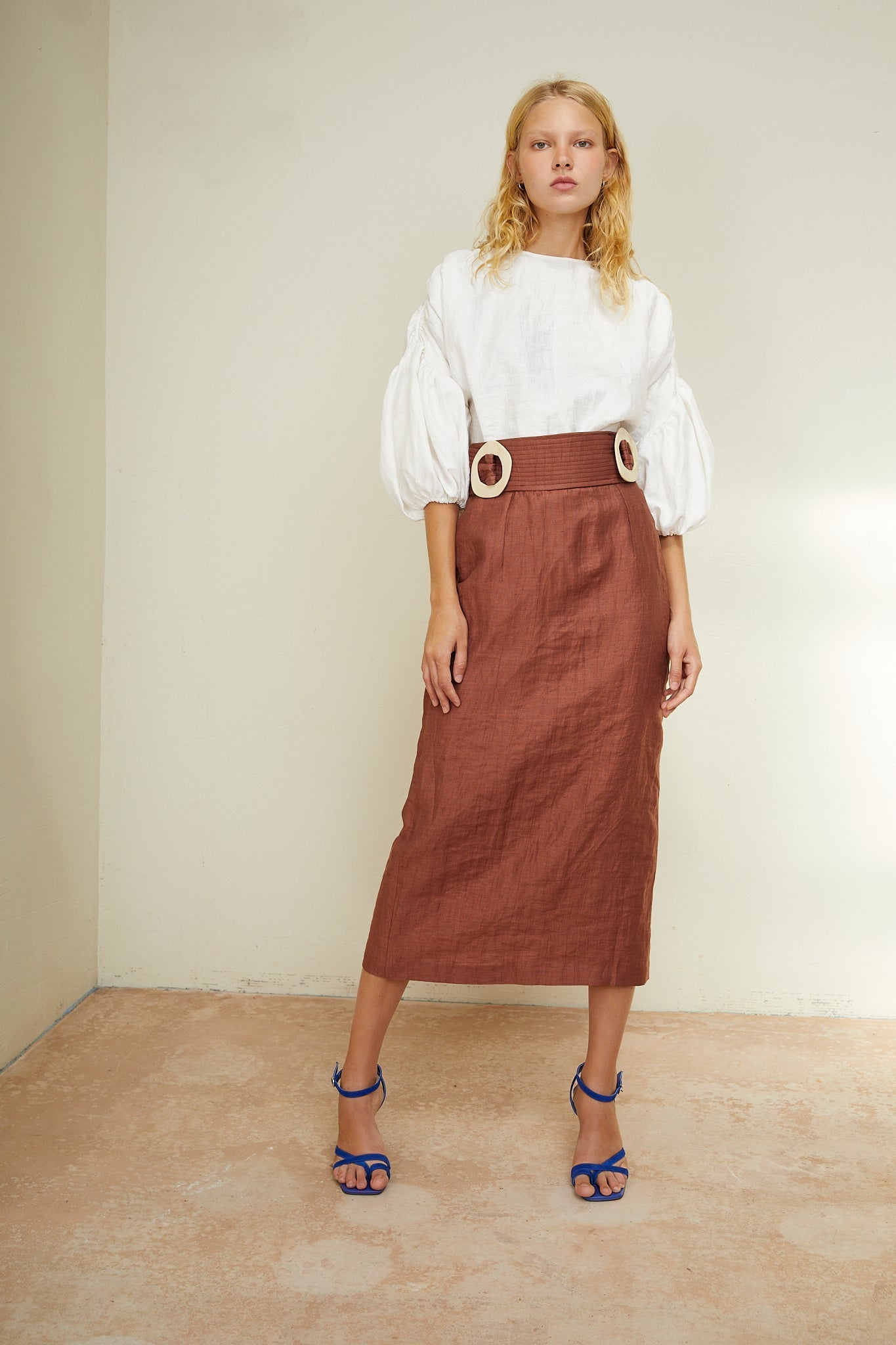 PATI CRASH WHITE BLOUSE