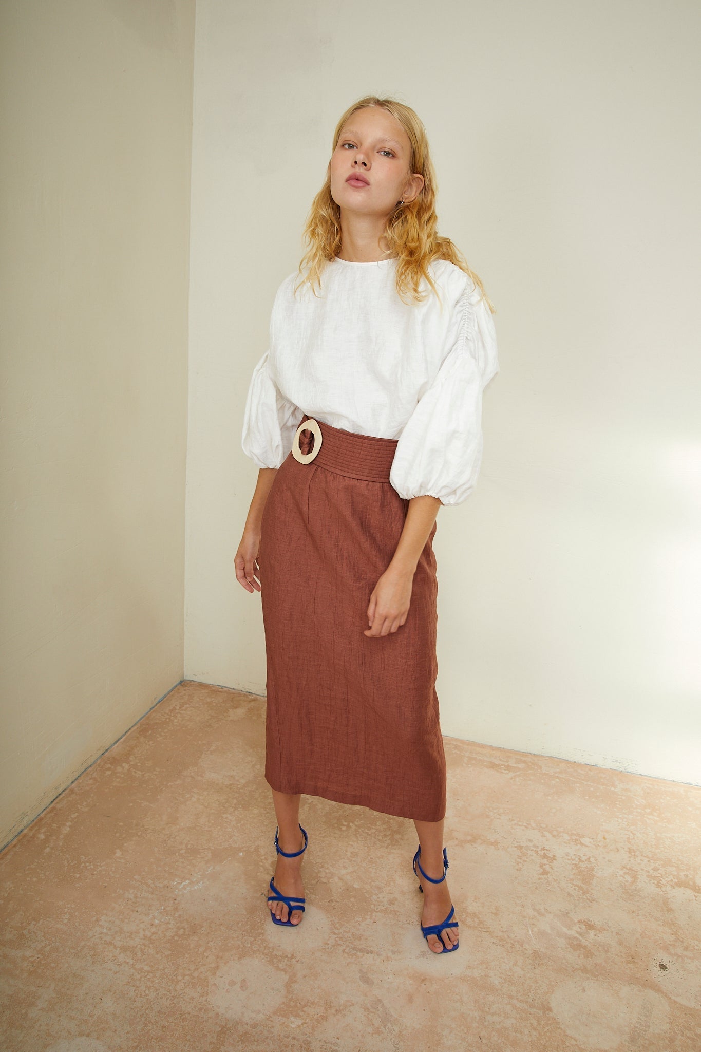 PATI CRASH WHITE BLOUSE