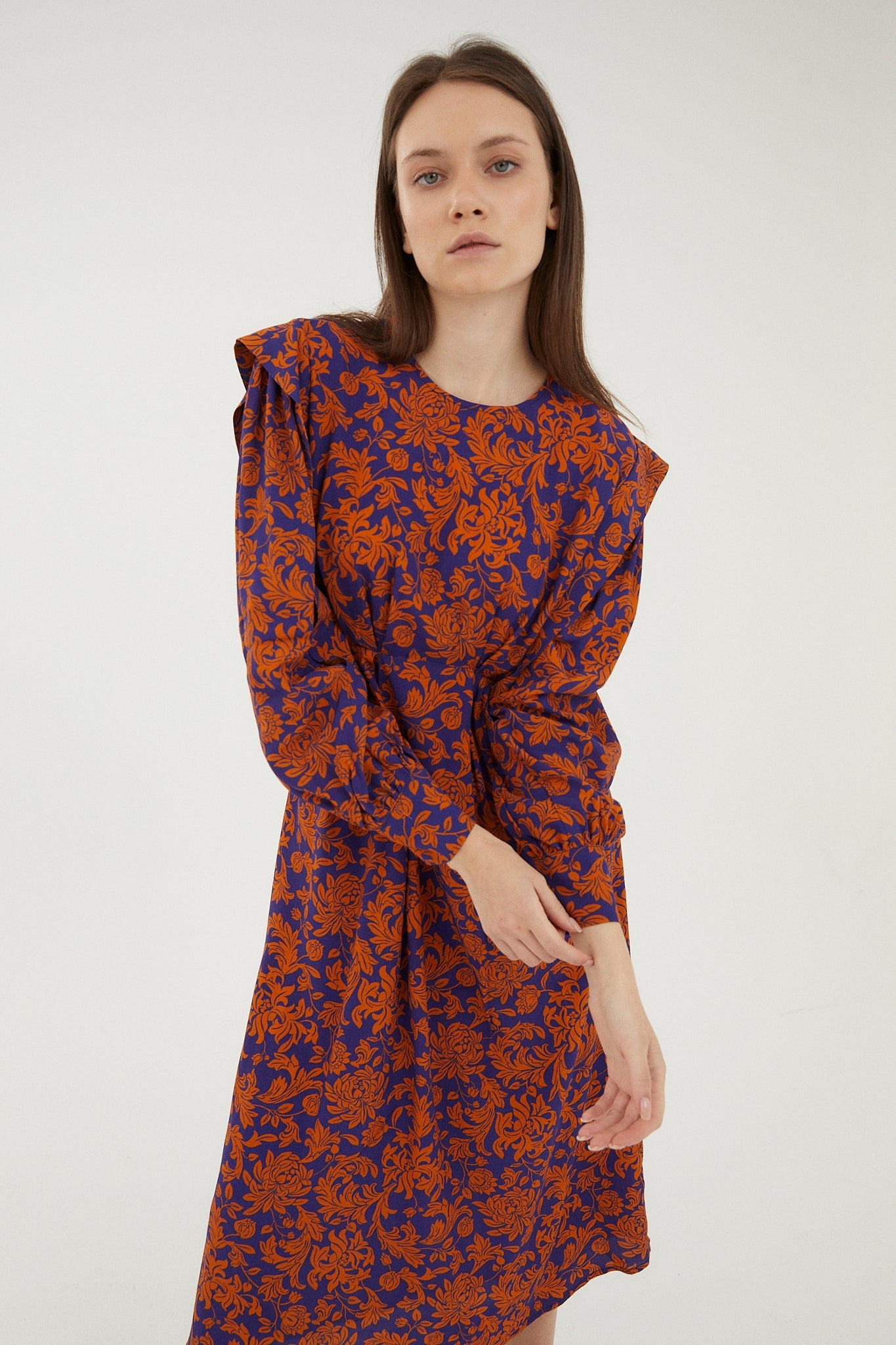 MALI RETRO PURPLE DRESS