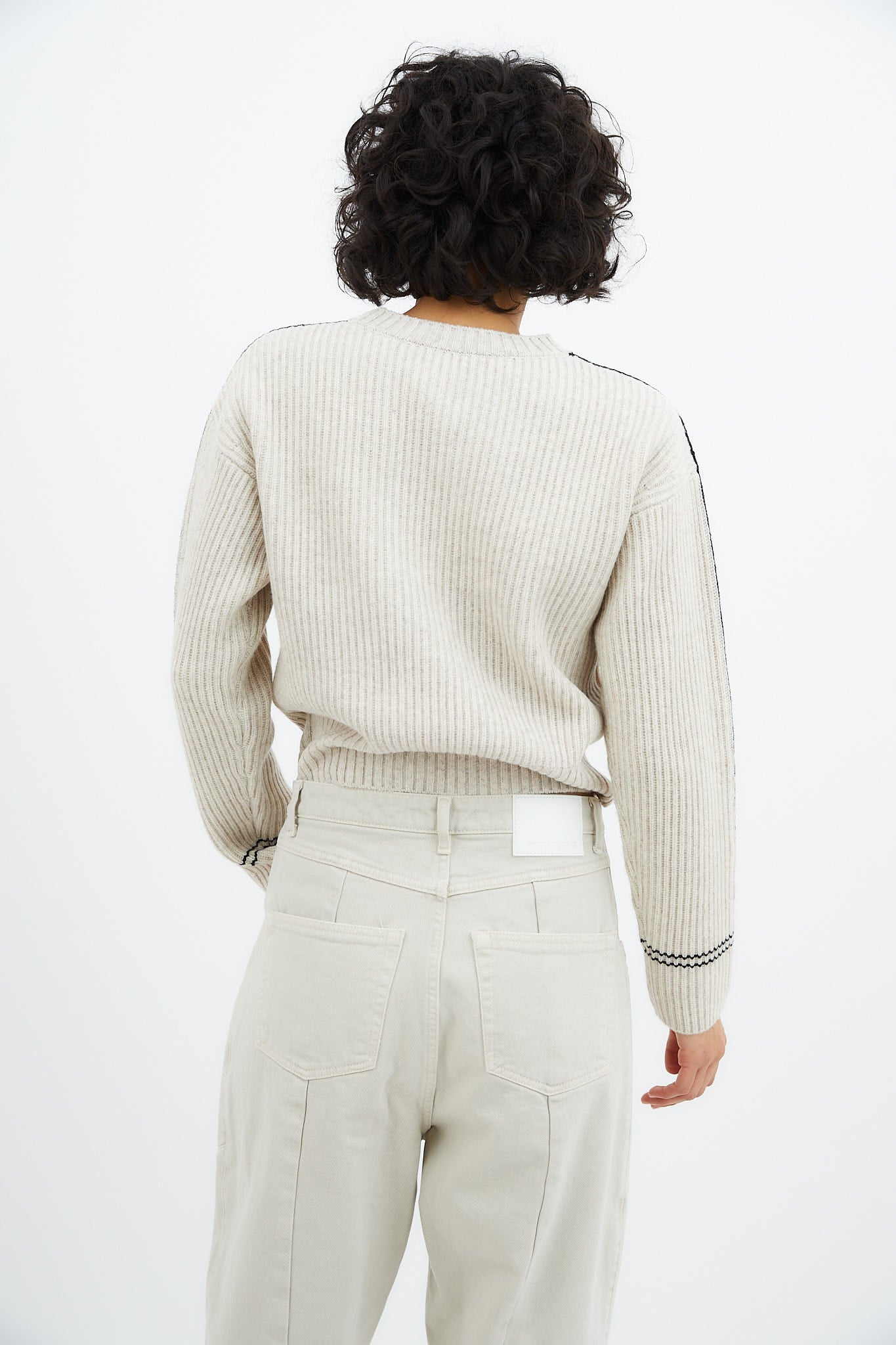 STONE TWILL CARGO JEANS