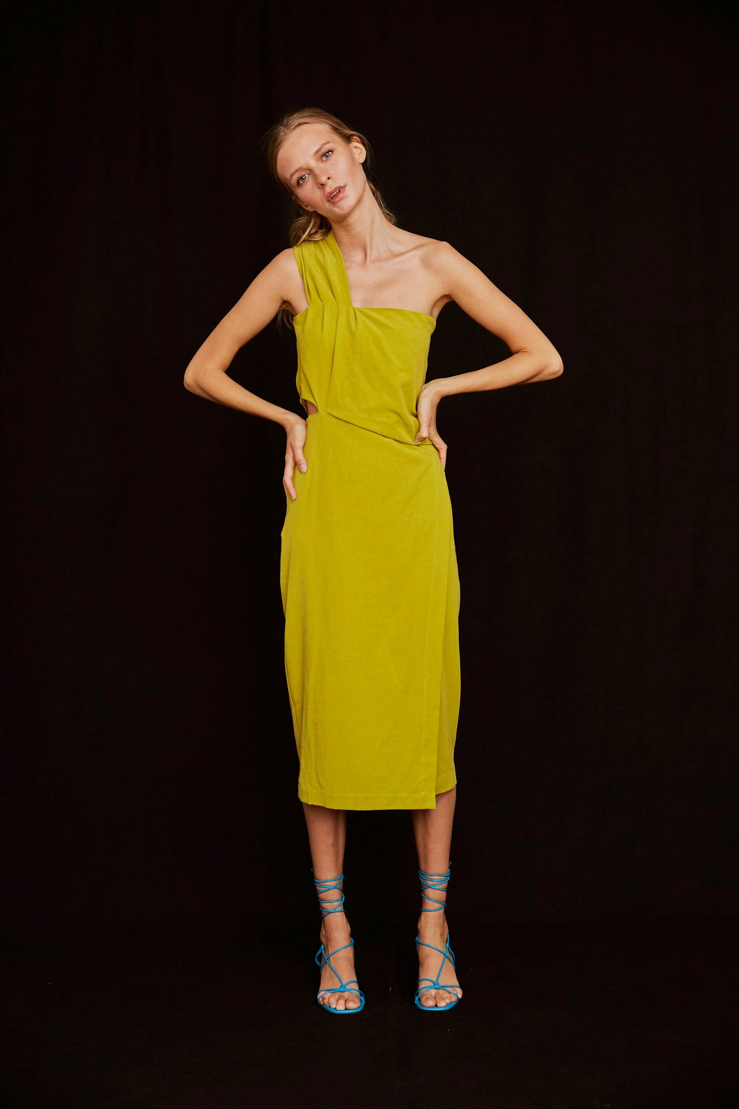 MARIA CUPRO DRESS