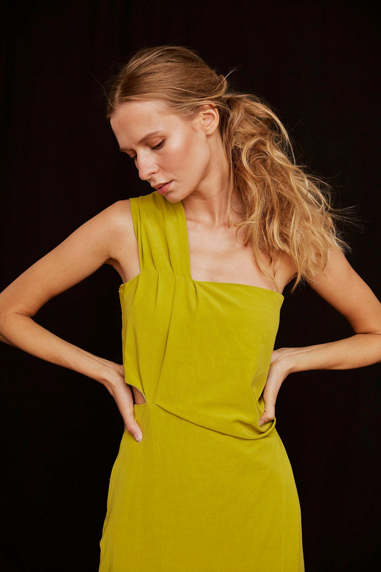 MARIA CUPRO DRESS