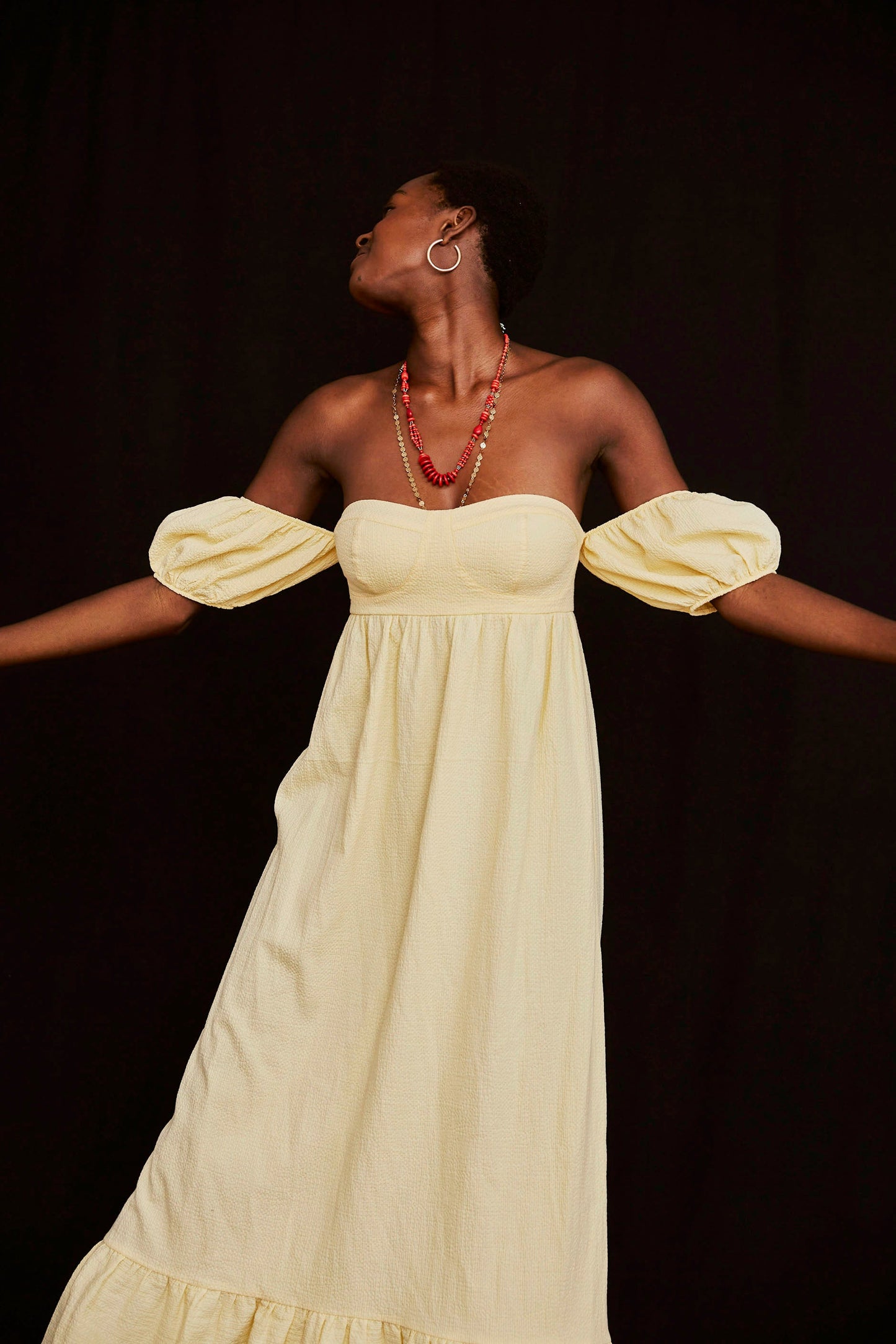 PIQUÉ CORSET DRESS