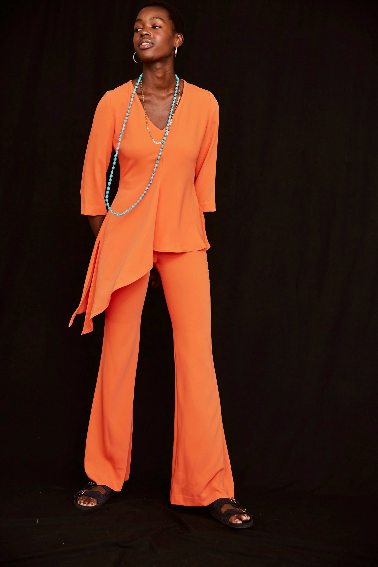 ORANGE MISSOURI PEAK TUNIC