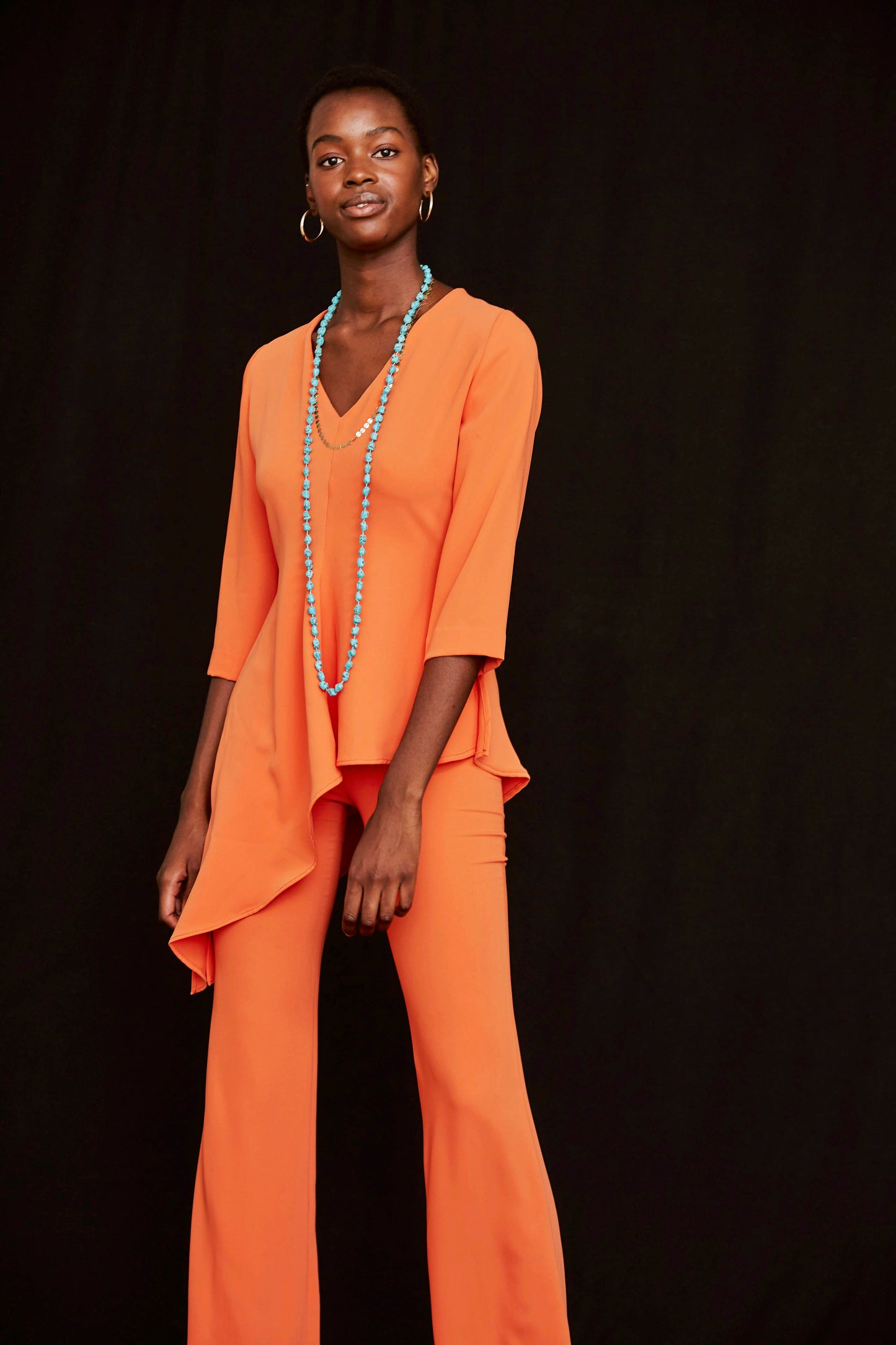 ORANGE MISSOURI PEAK TUNIC