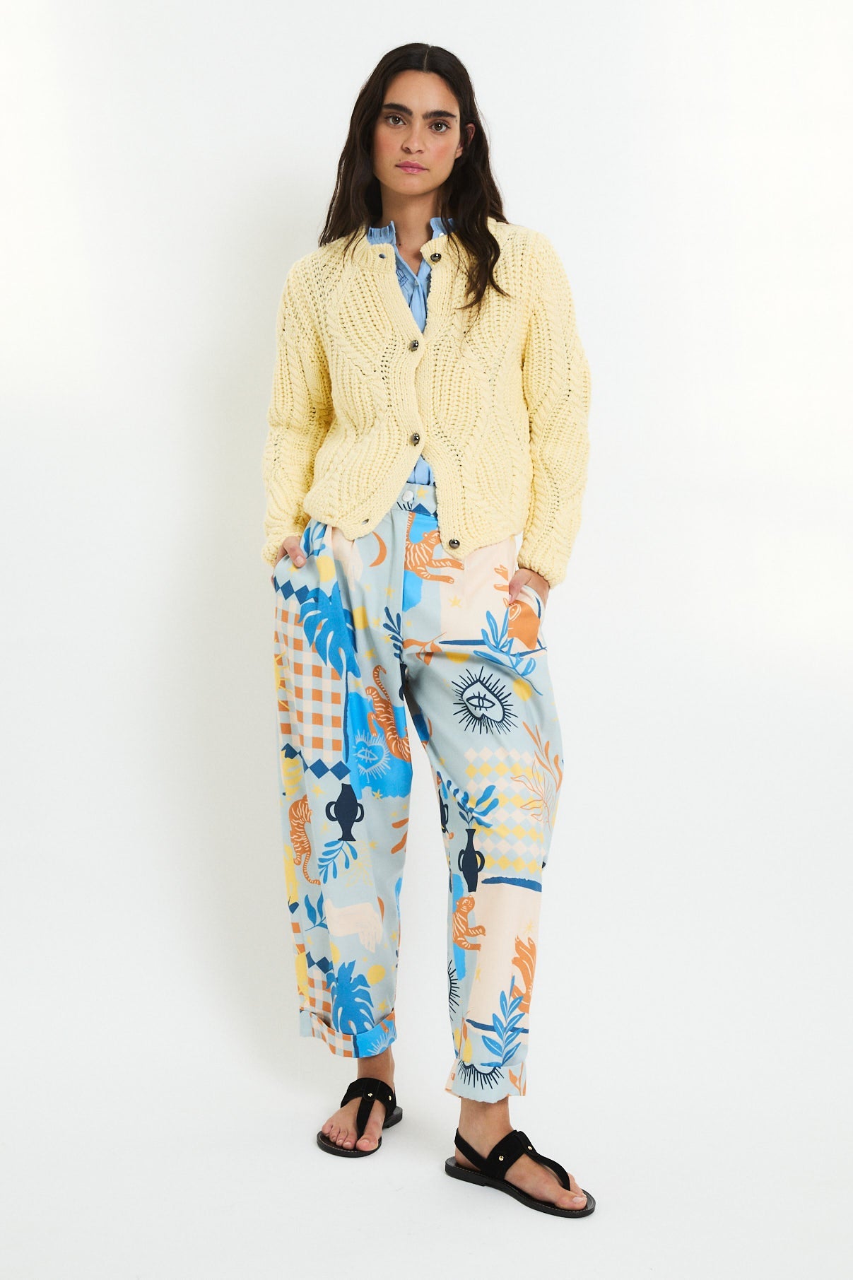 LOUISIANA YELLOW KNIT JACKET