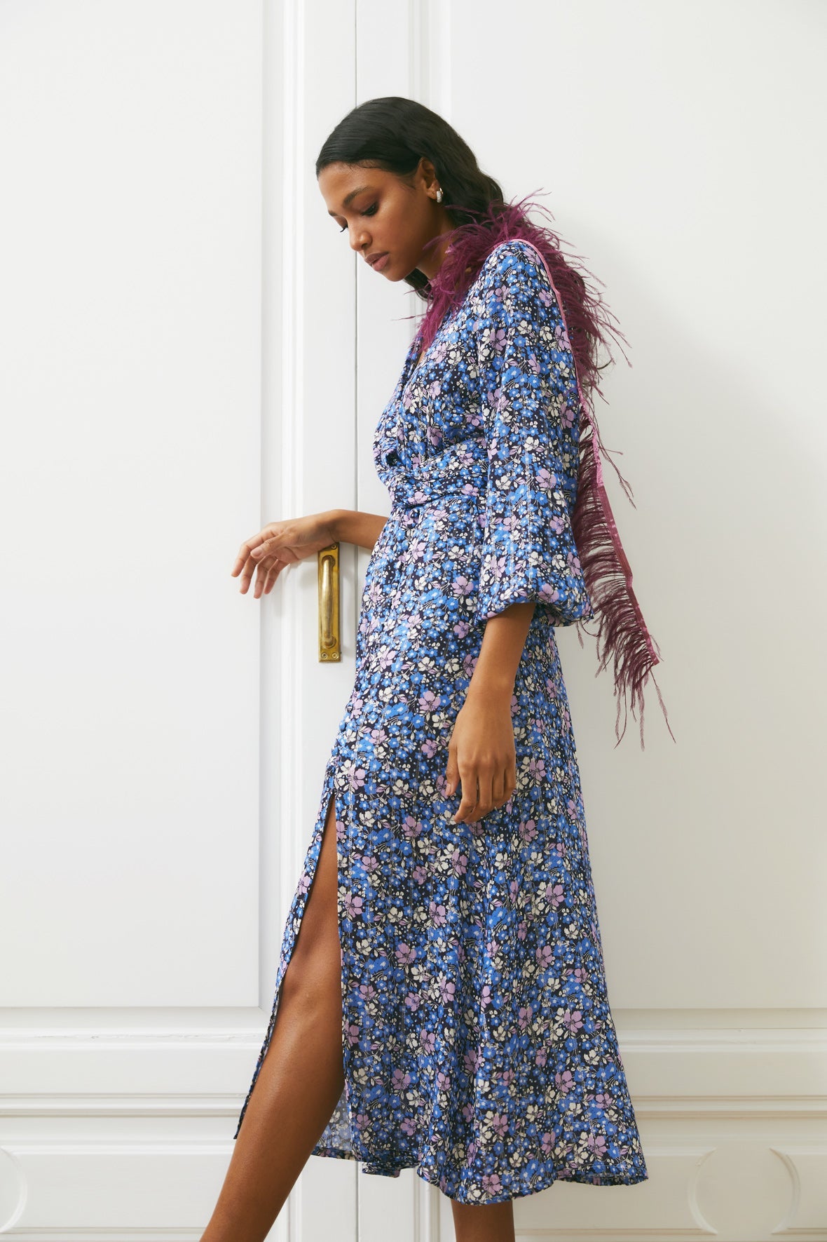 PARIS FLOWER FRAME DRESS