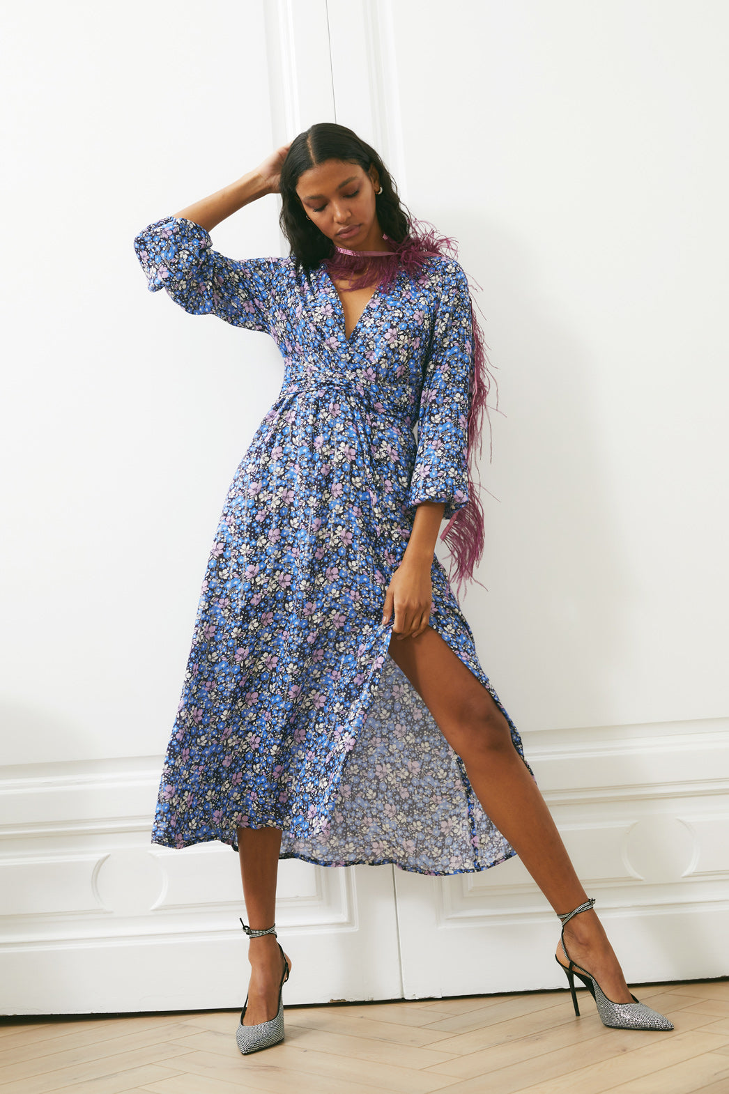 PARIS FLOWER FRAME DRESS