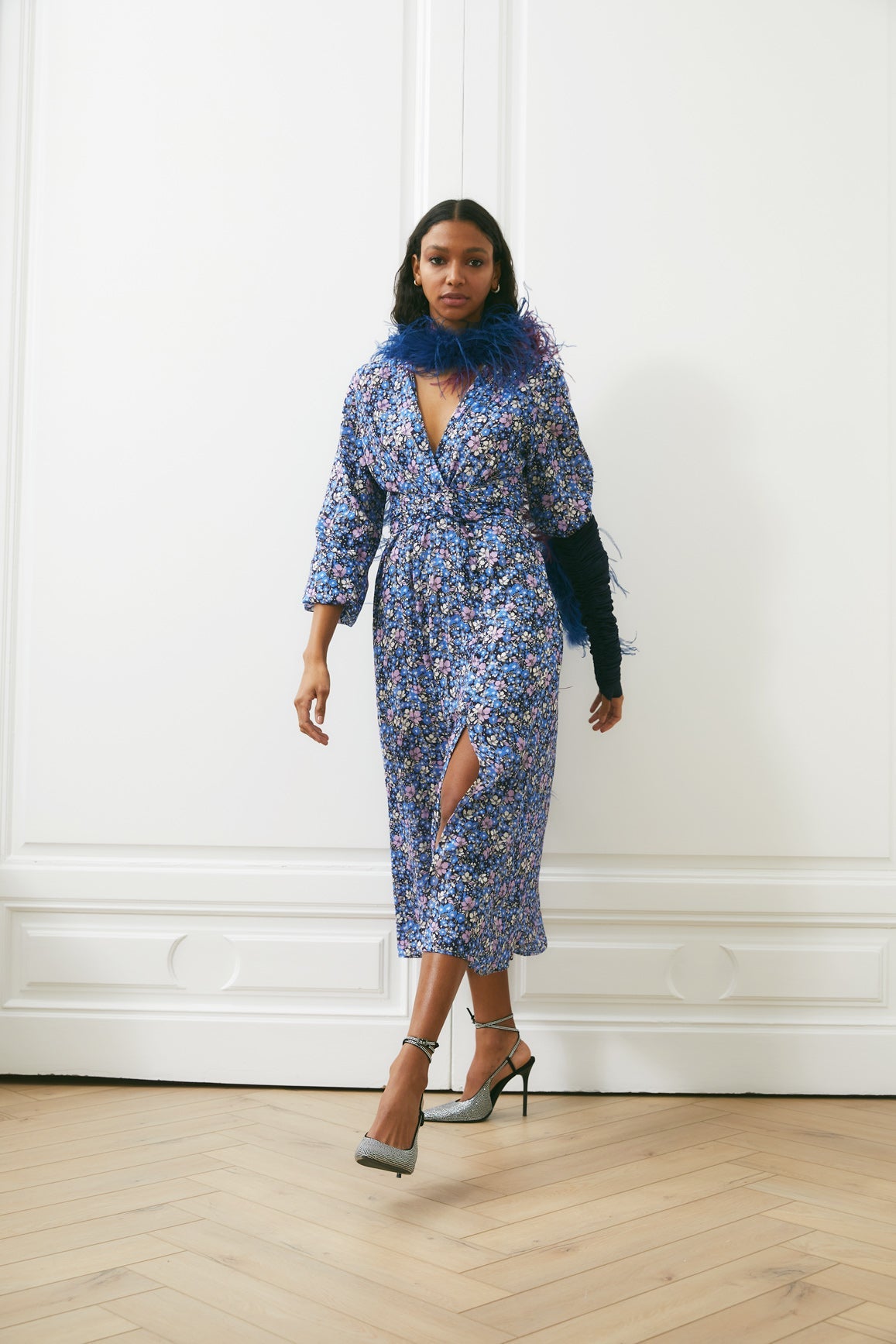 PARIS FLOWER FRAME DRESS