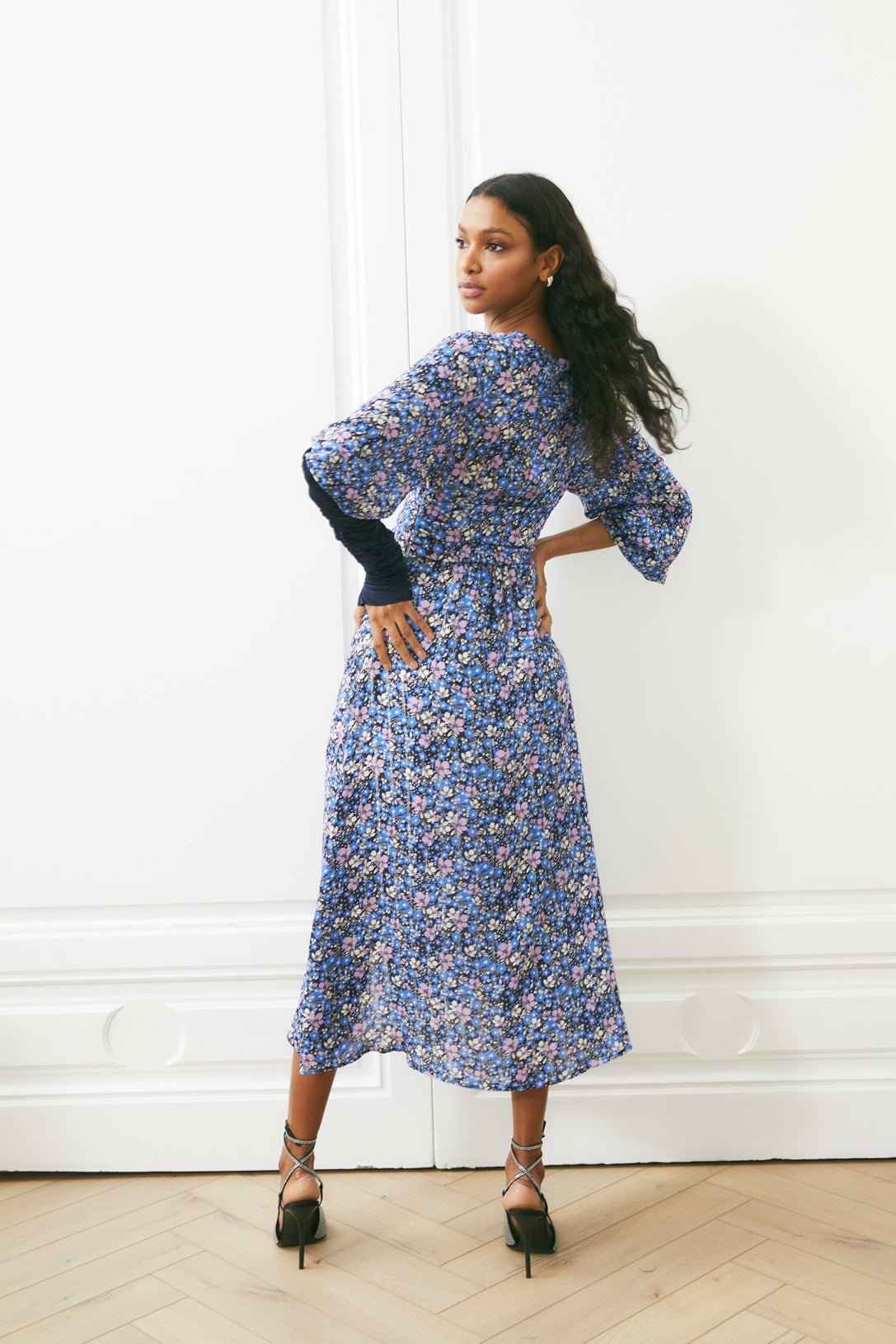 PARIS FLOWER FRAME DRESS