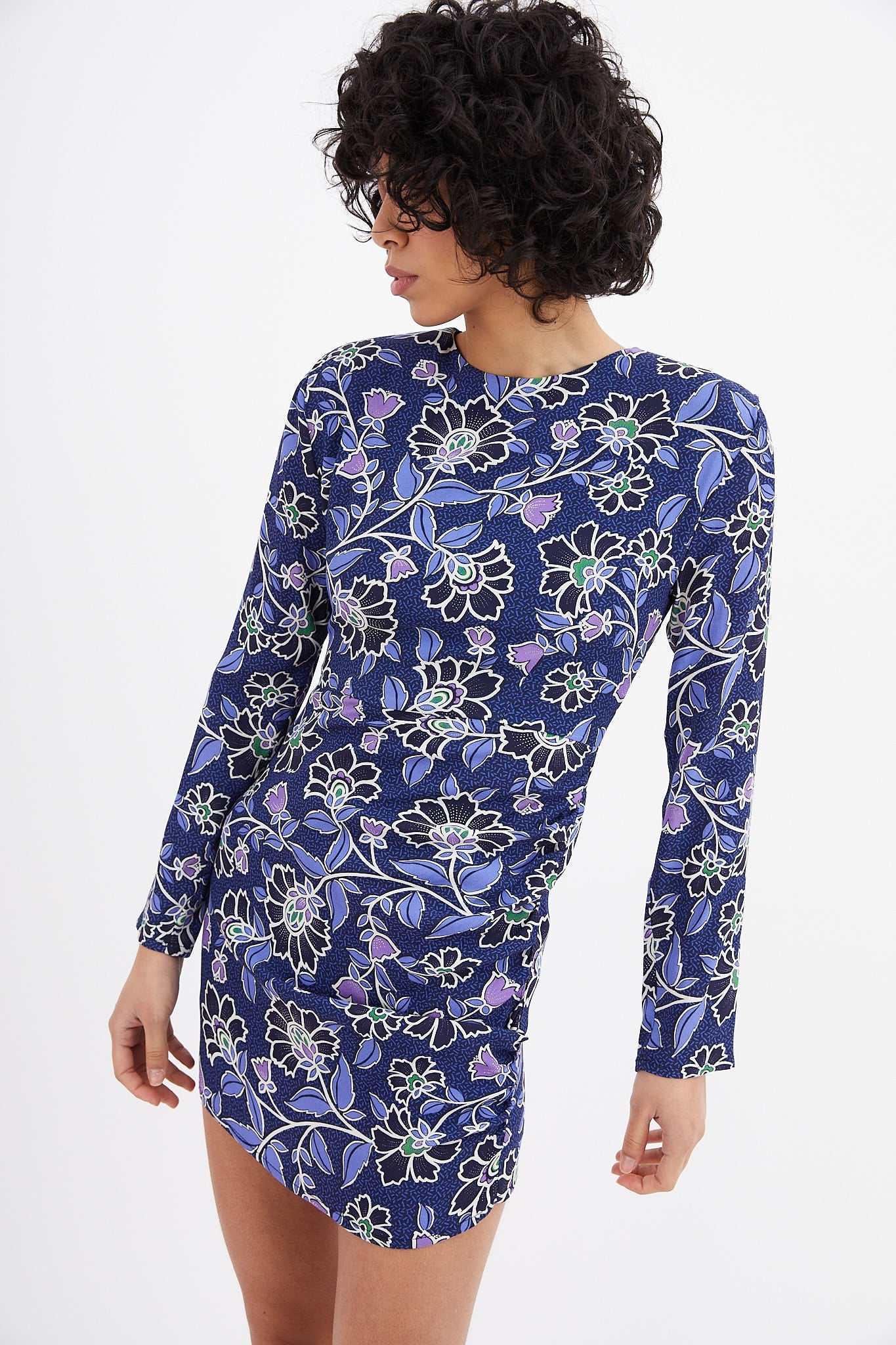 BEKY BLUE TULIP DRESS