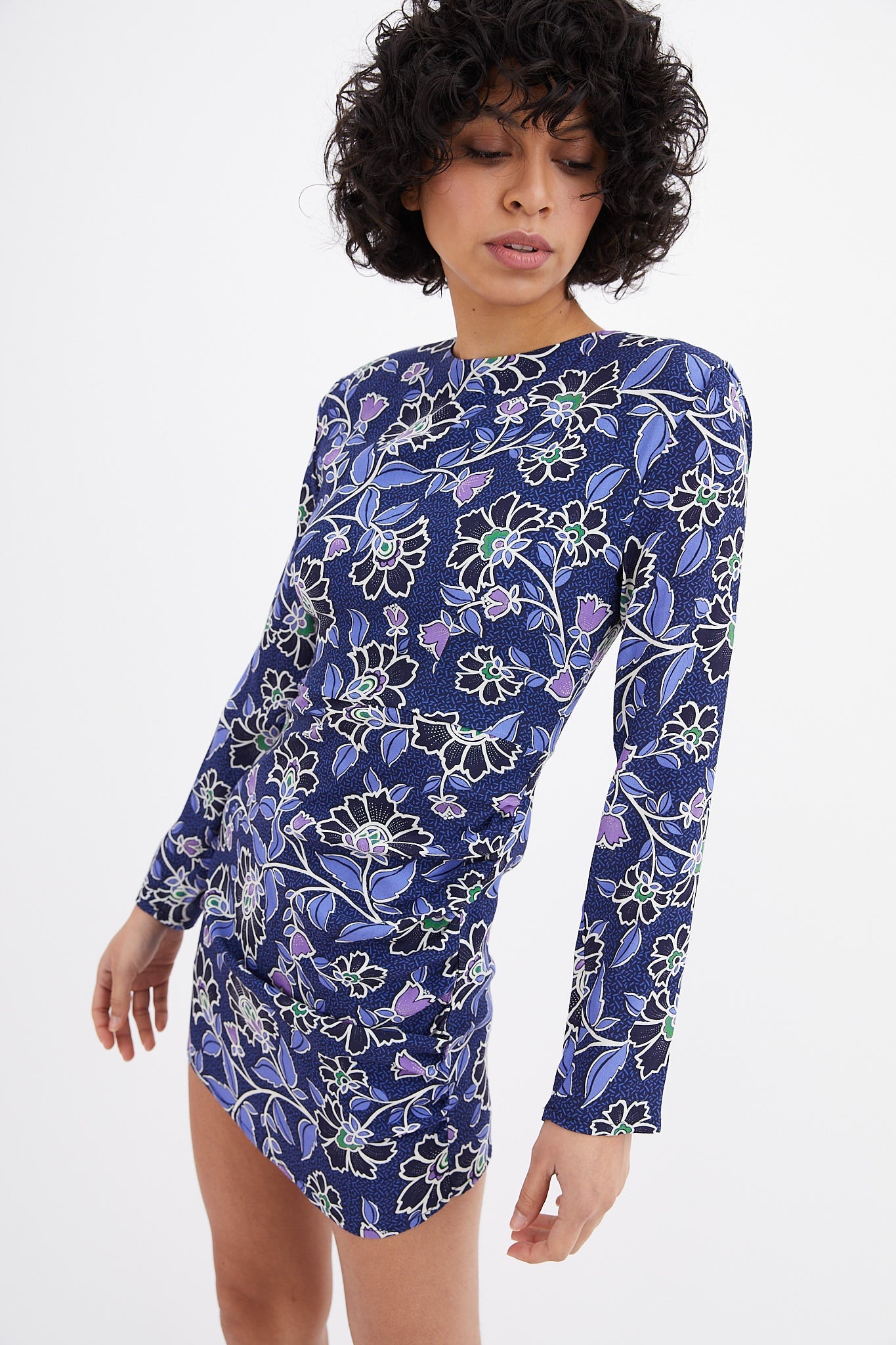 BEKY BLUE TULIP DRESS