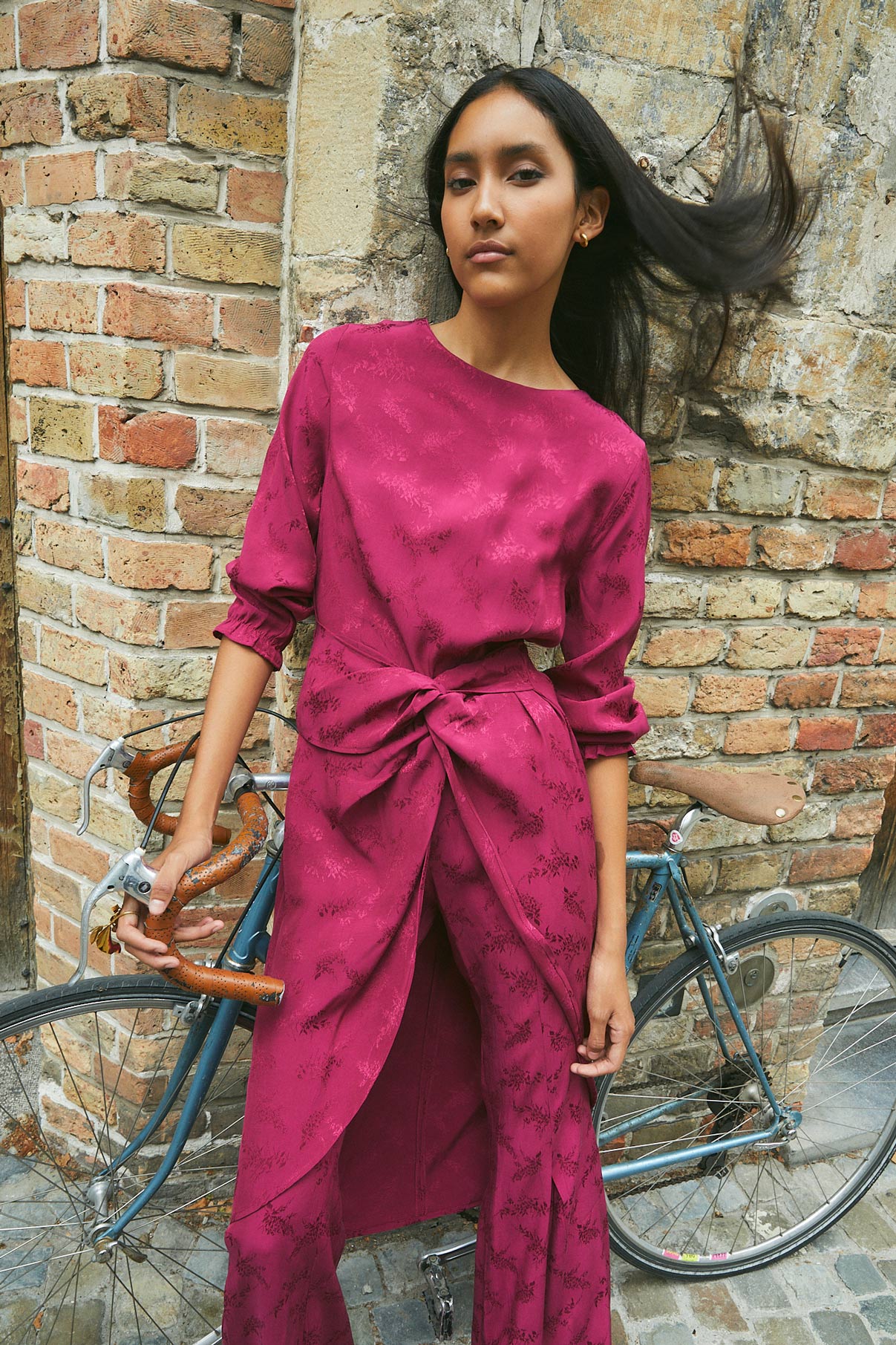 CAMILA TUNIC PLUM FLOWER