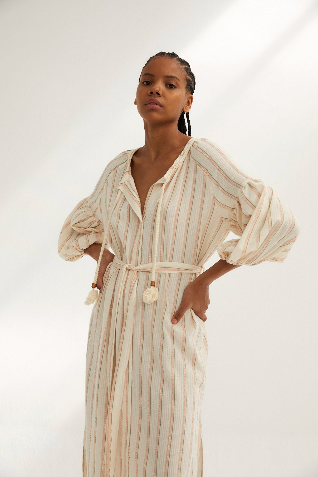 BLACK SEVILLE RAW TUNIC