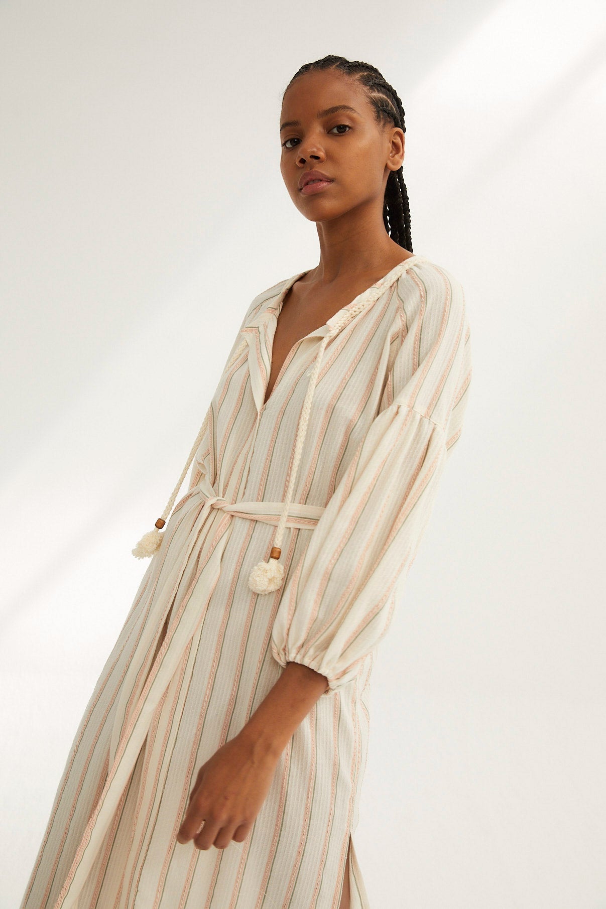 BLACK SEVILLE RAW TUNIC