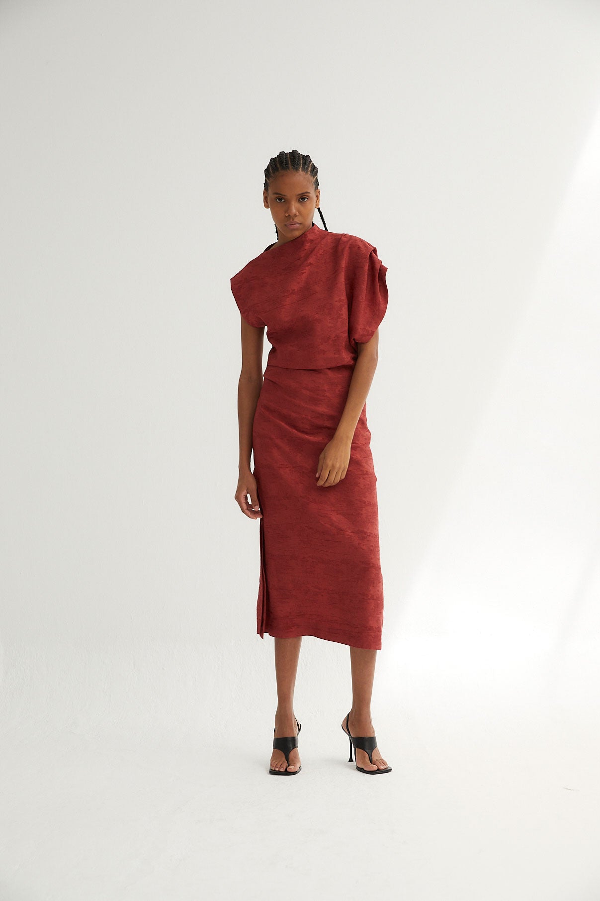 HARA JCQ RUSTIC TILE DRESS
