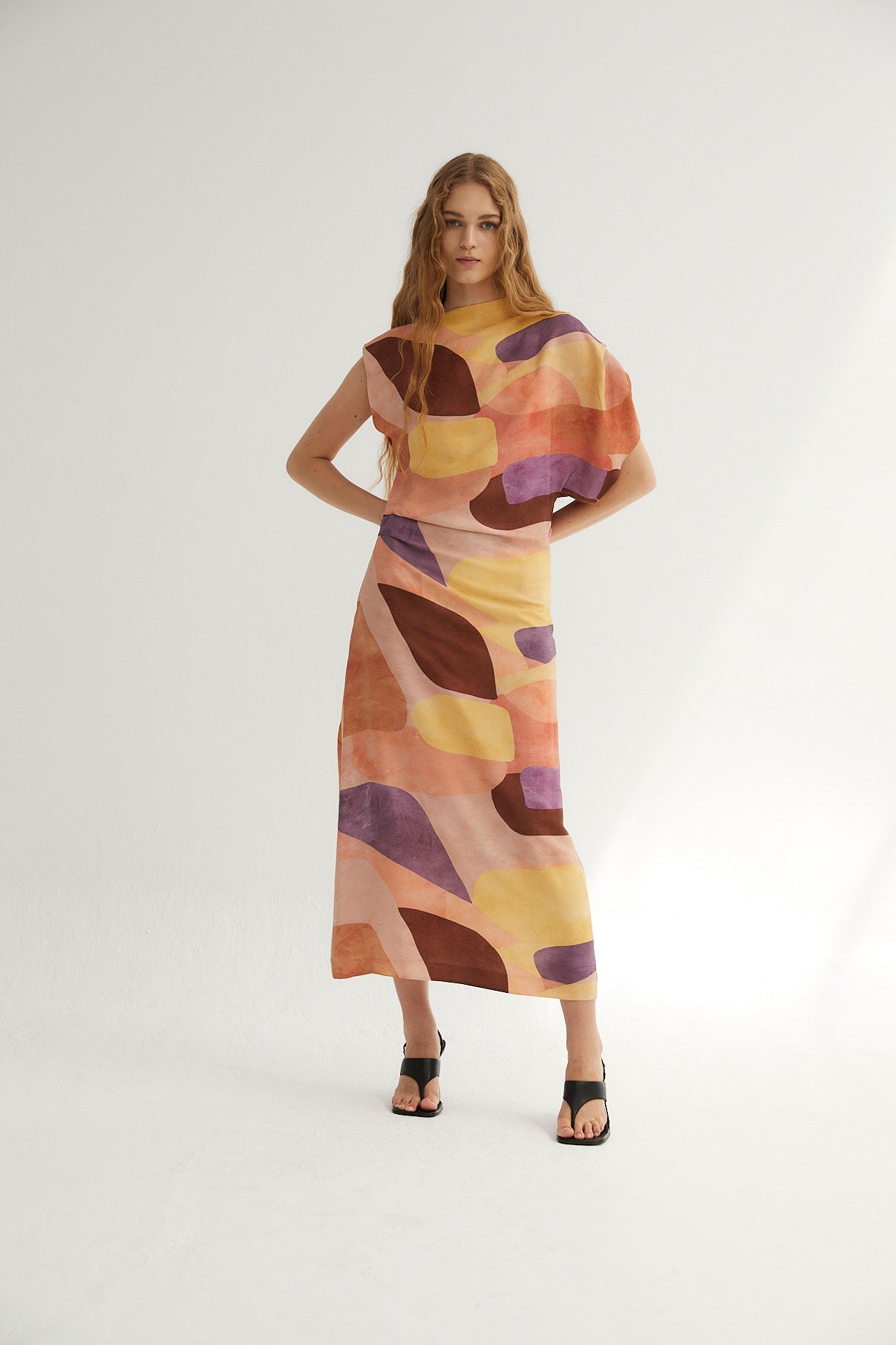PINK CUBIST HARA DRESS