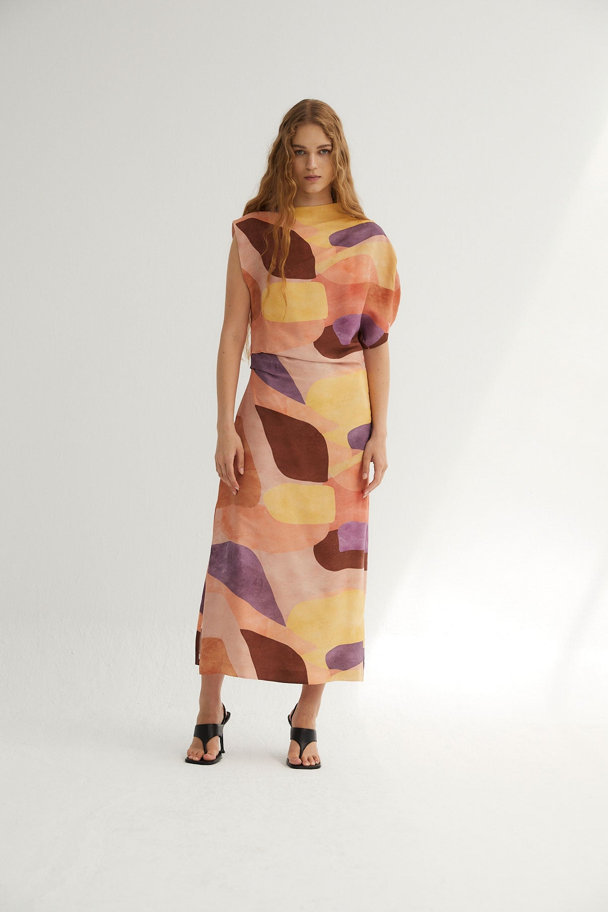 PINK CUBIST HARA DRESS