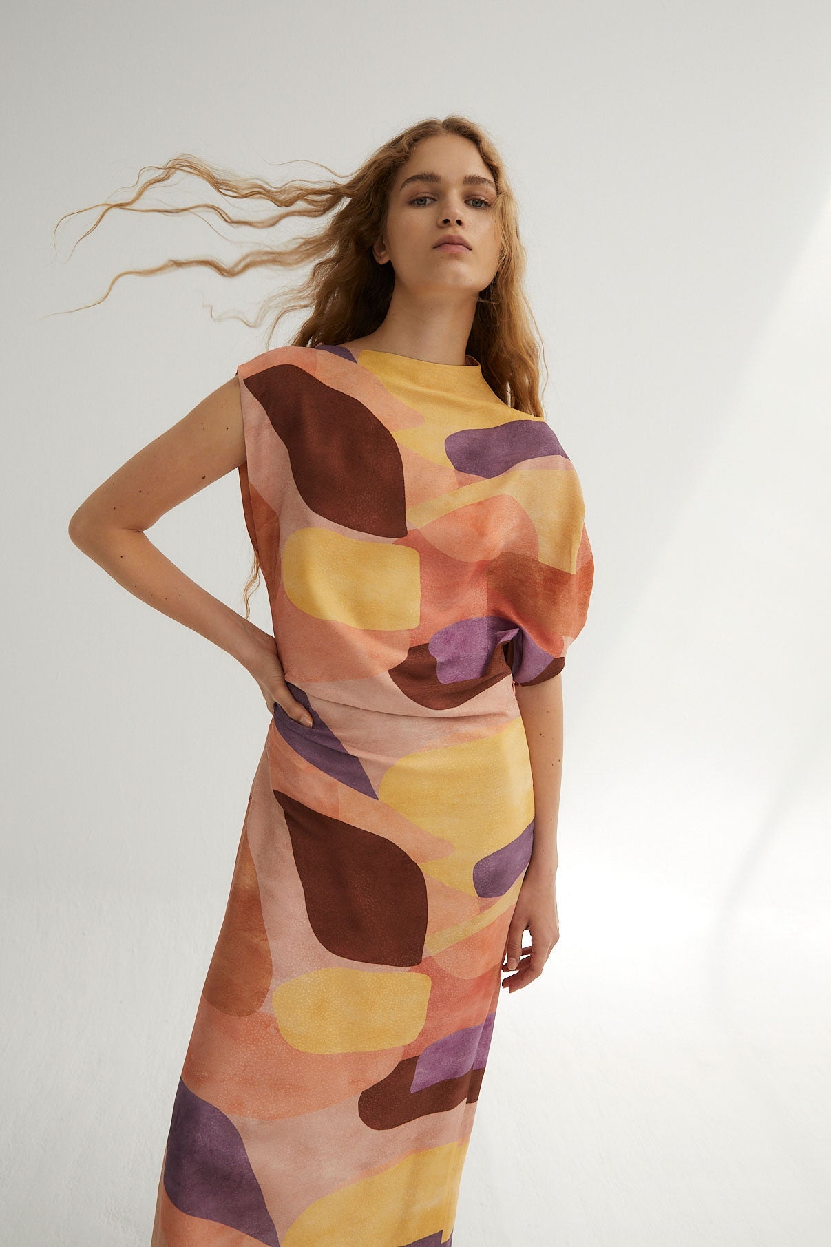 PINK CUBIST HARA DRESS