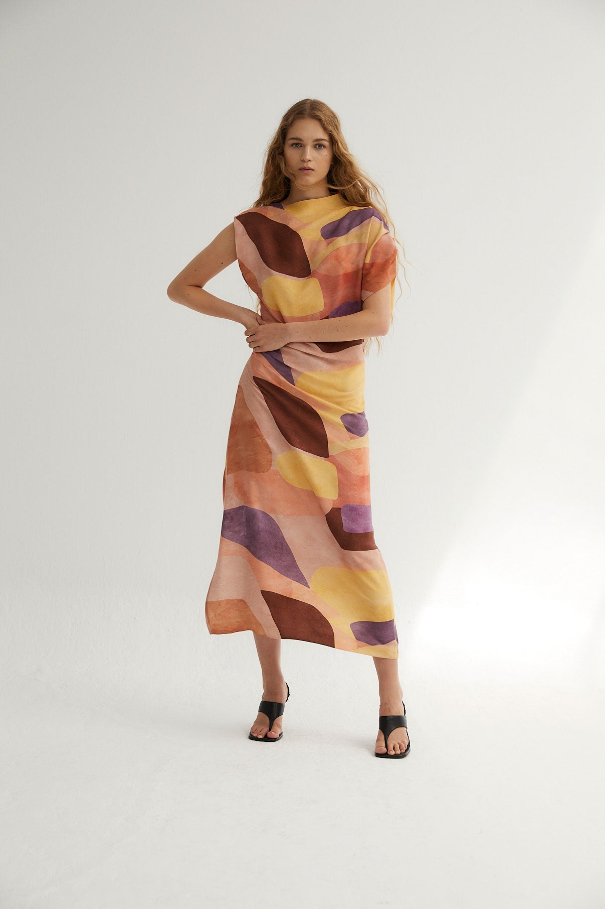 PINK CUBIST HARA DRESS