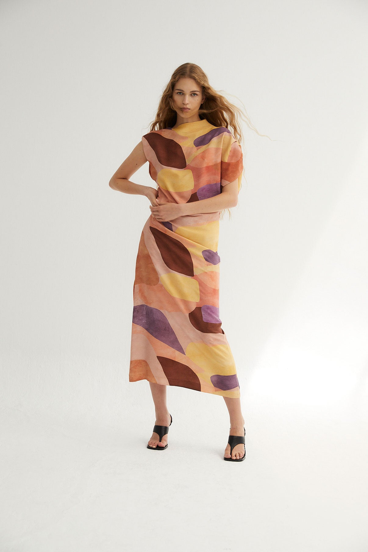 PINK CUBIST HARA DRESS