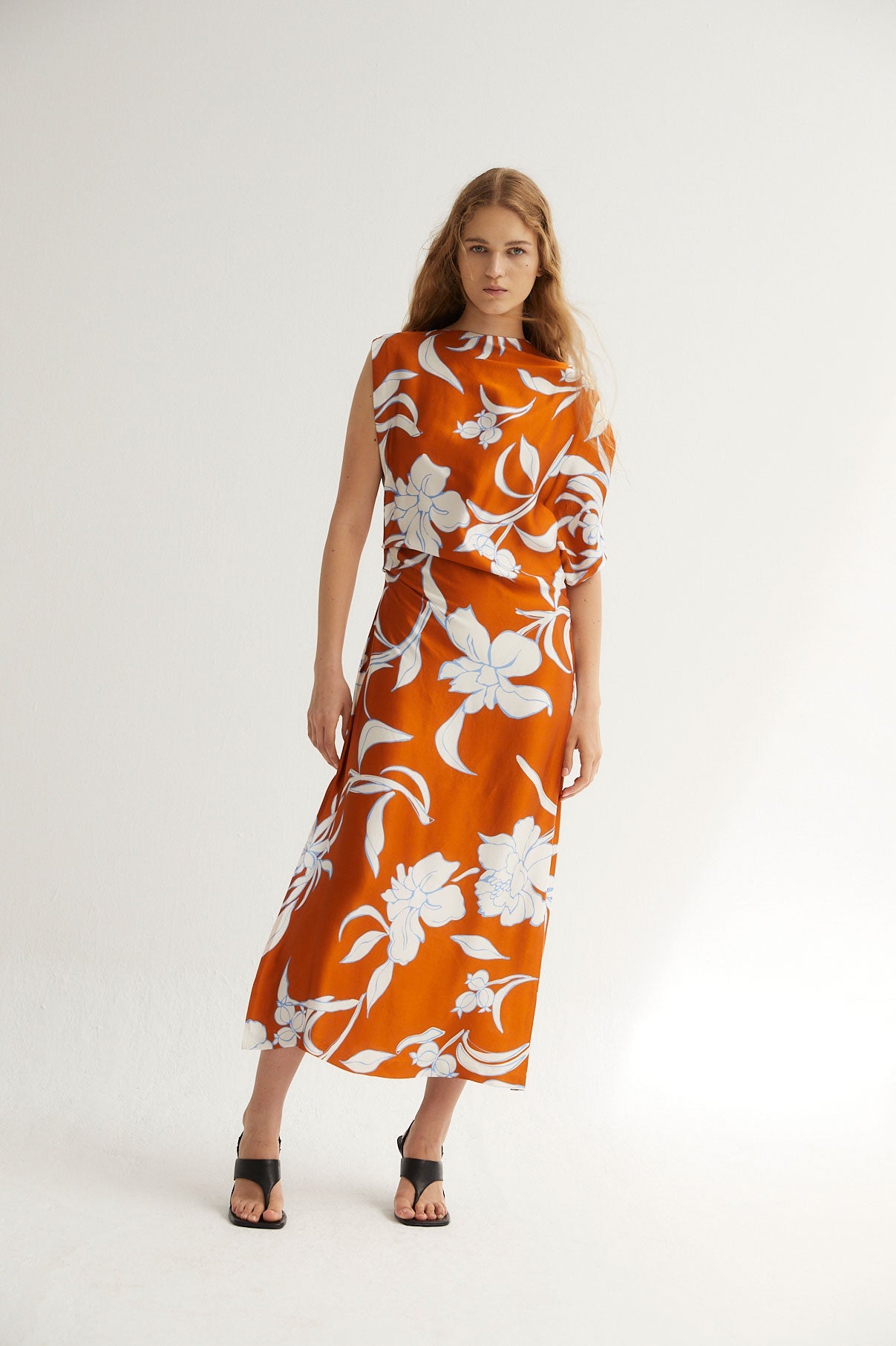 HARA PALERMO CARAMEL DRESS