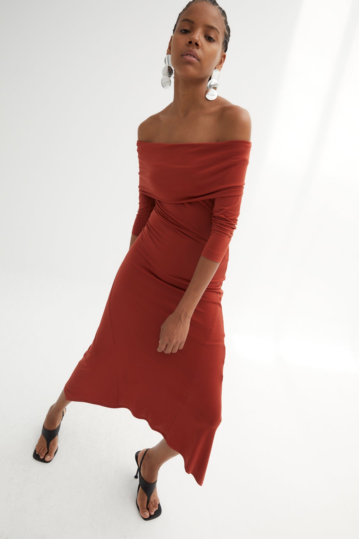 GILDA DRESS IN TILES STITCH