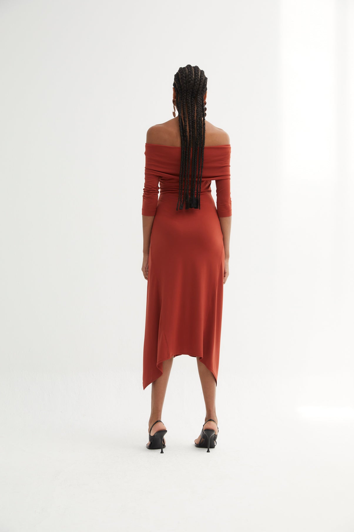 GILDA DRESS IN TILES STITCH