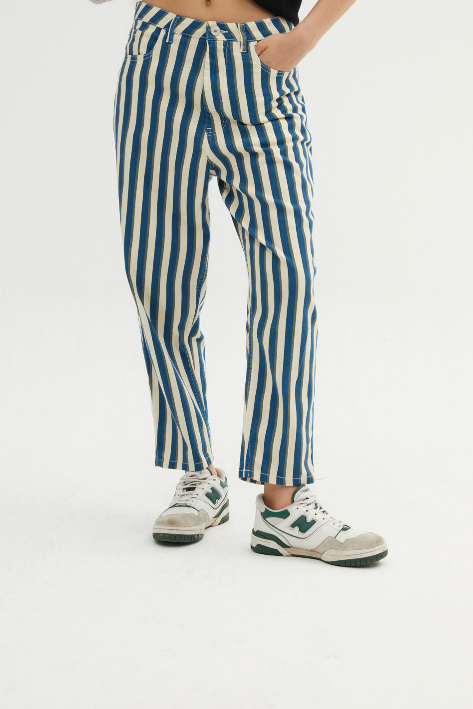 LUCCI BLUE STRIPED JEANS