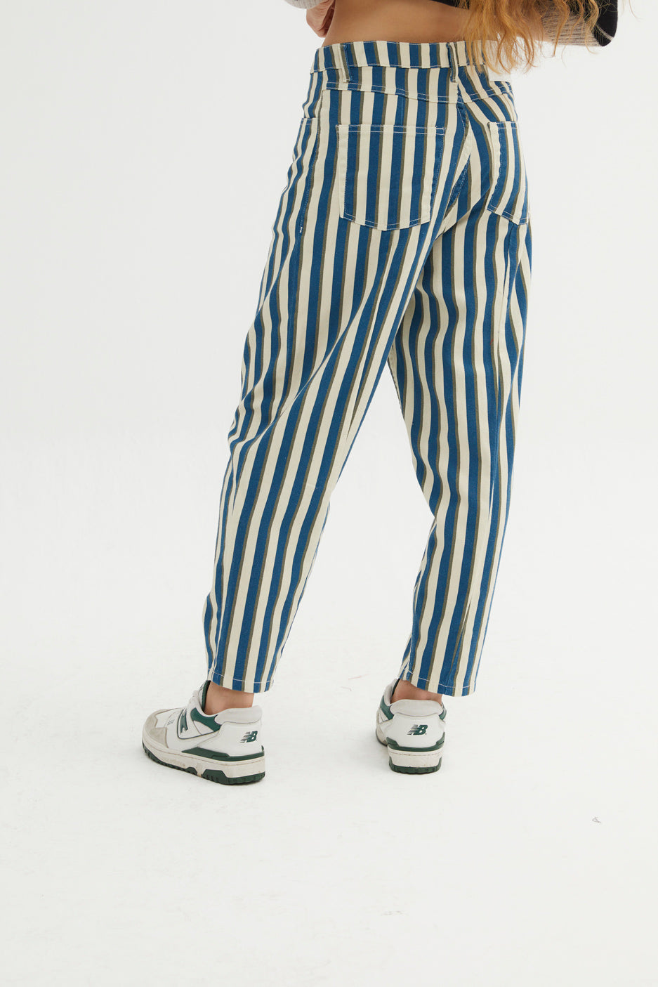 LUCCI BLUE STRIPED JEANS