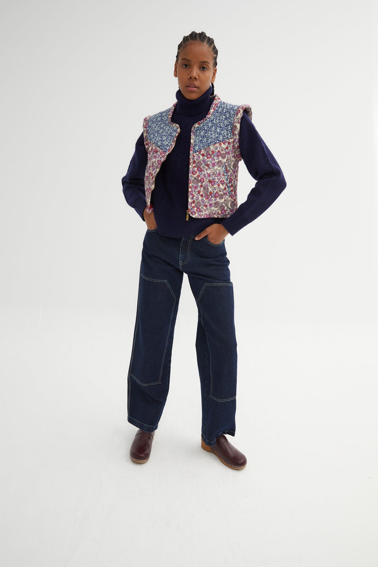 BLUE TWILL MILI JEANS