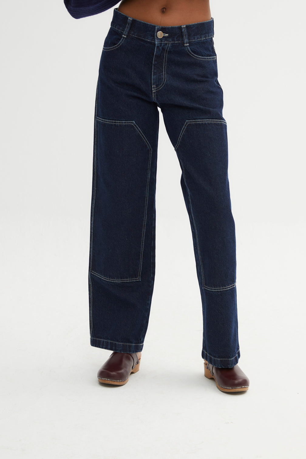 BLUE TWILL MILI JEANS
