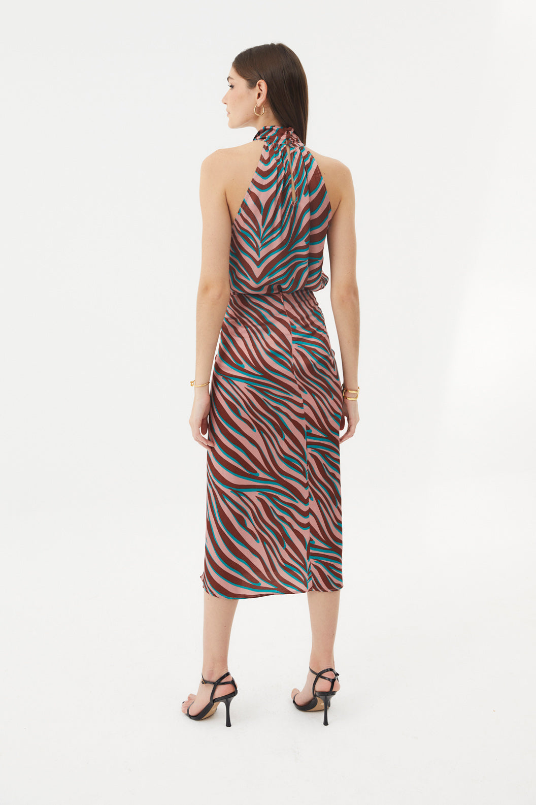 Falda estampado cebra