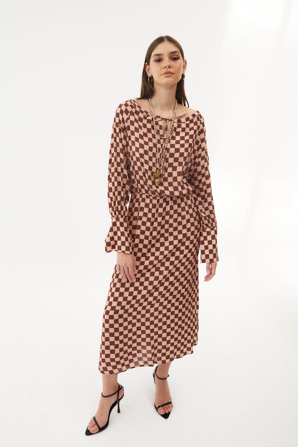 NUDE CHECKERWEAR LADY TUNIC