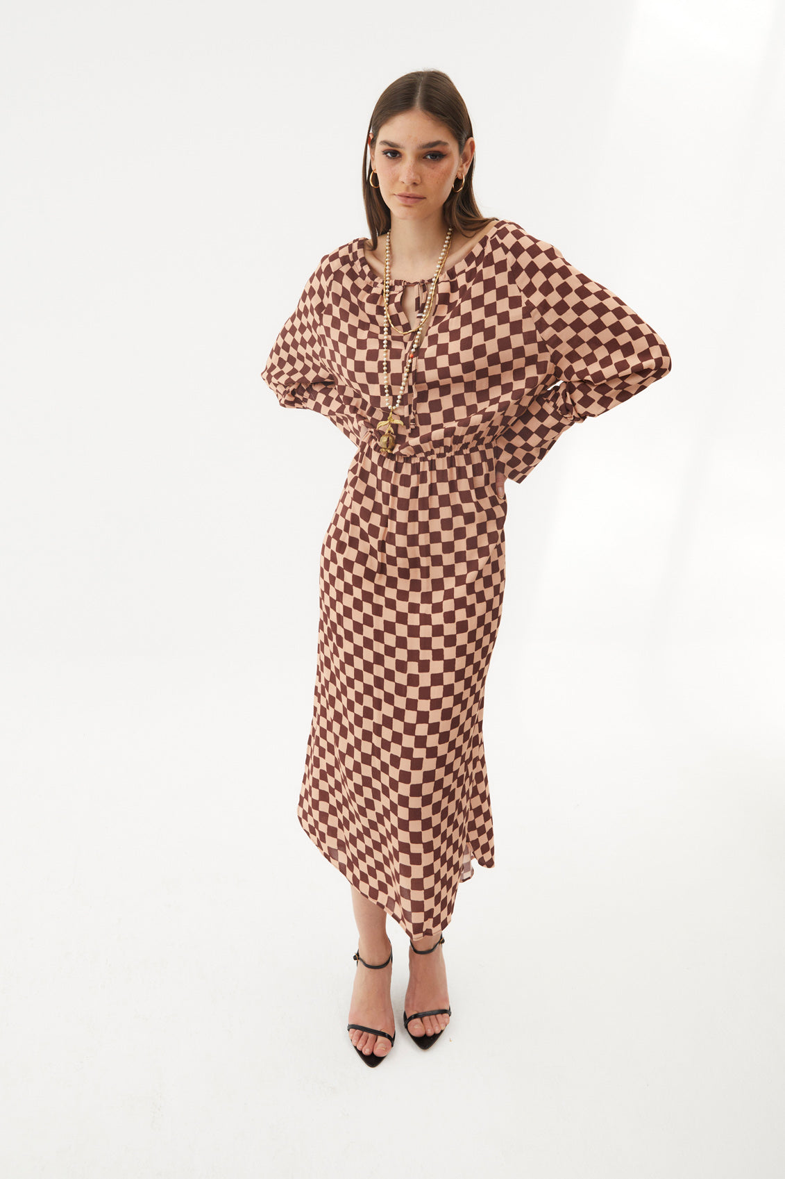 NUDE CHECKERWEAR LADY TUNIC