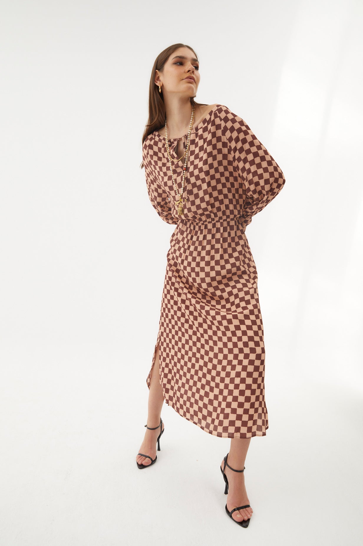 NUDE CHECKERWEAR LADY TUNIC
