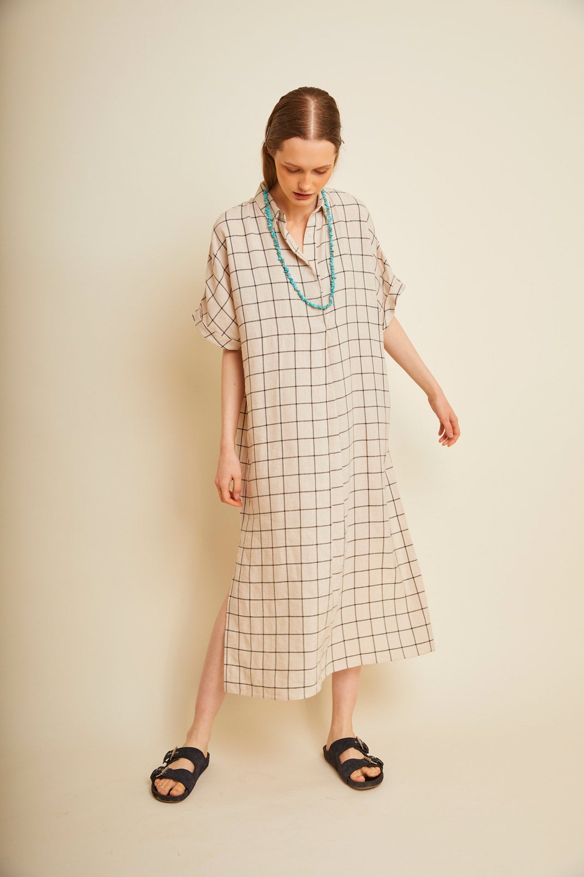 OVER TUNIC RAW CHECK