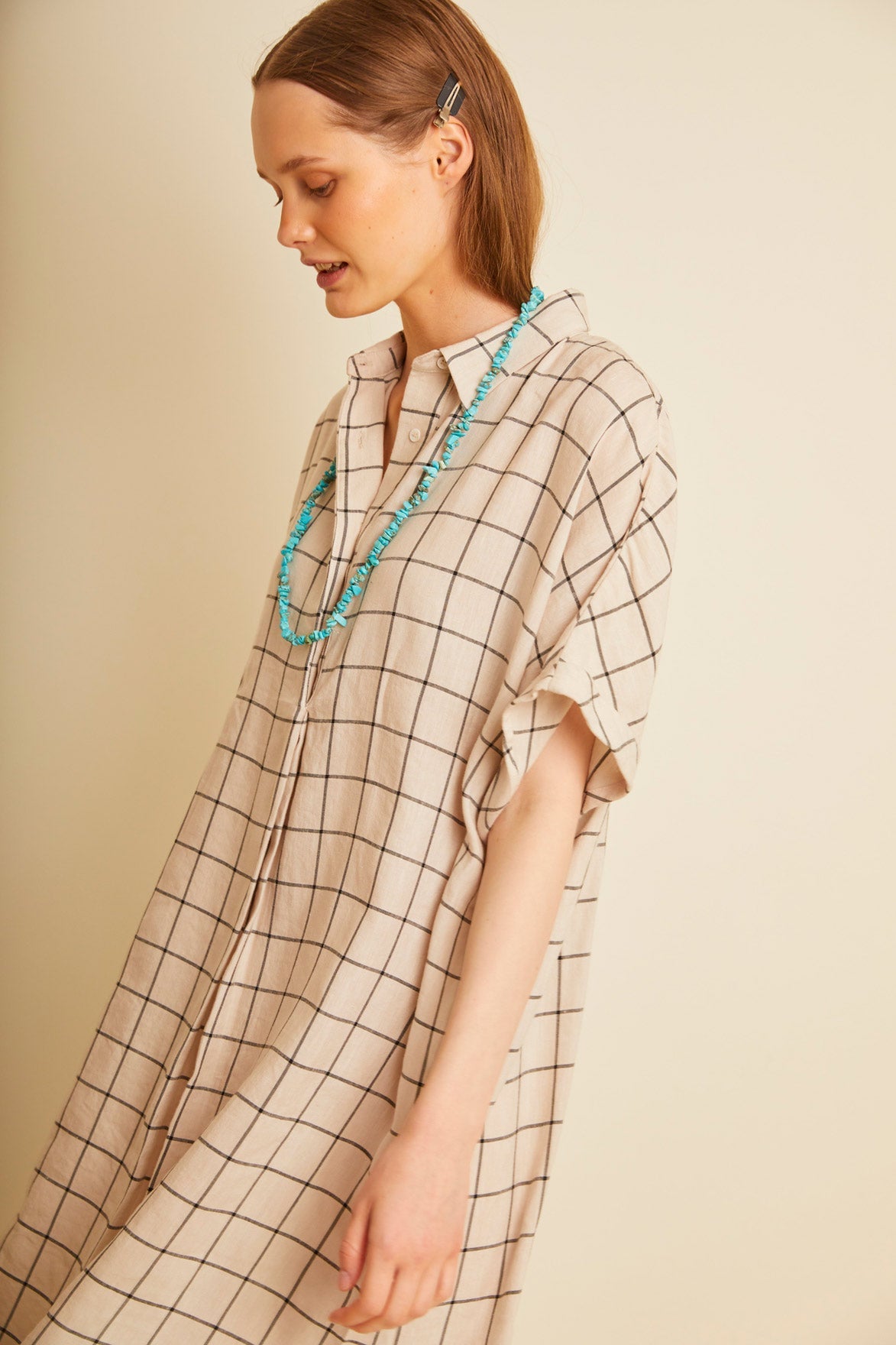 OVER TUNIC RAW CHECK
