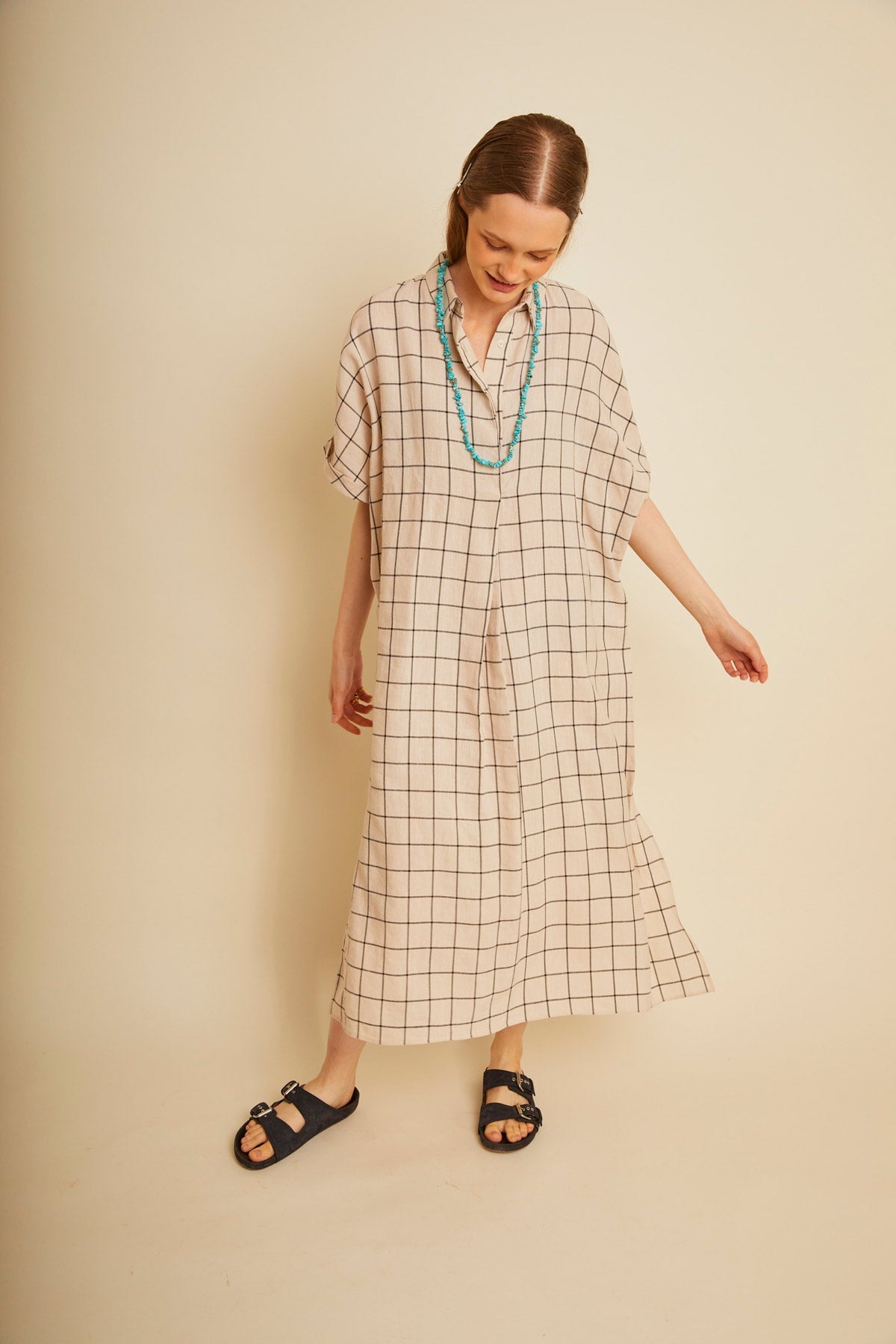 OVER TUNIC RAW CHECK