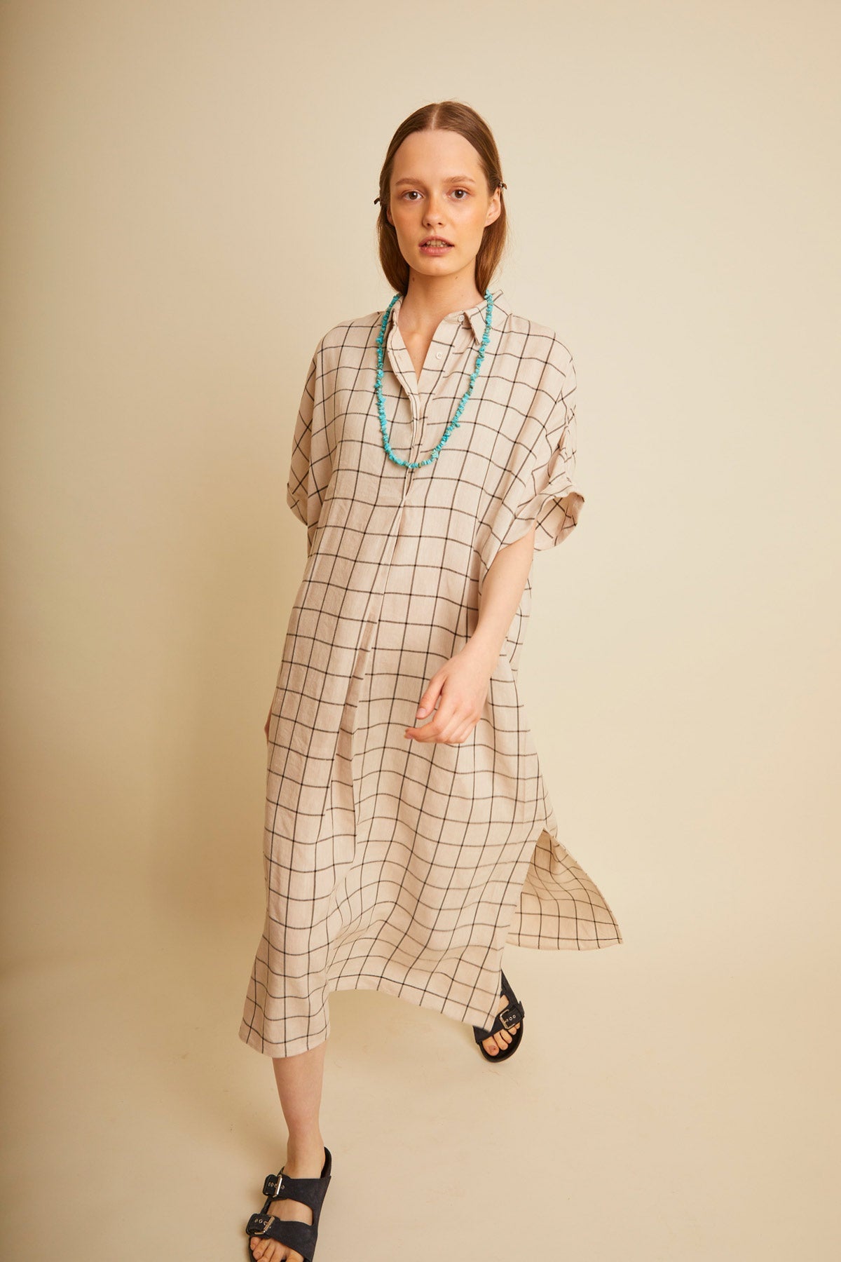 OVER TUNIC RAW CHECK