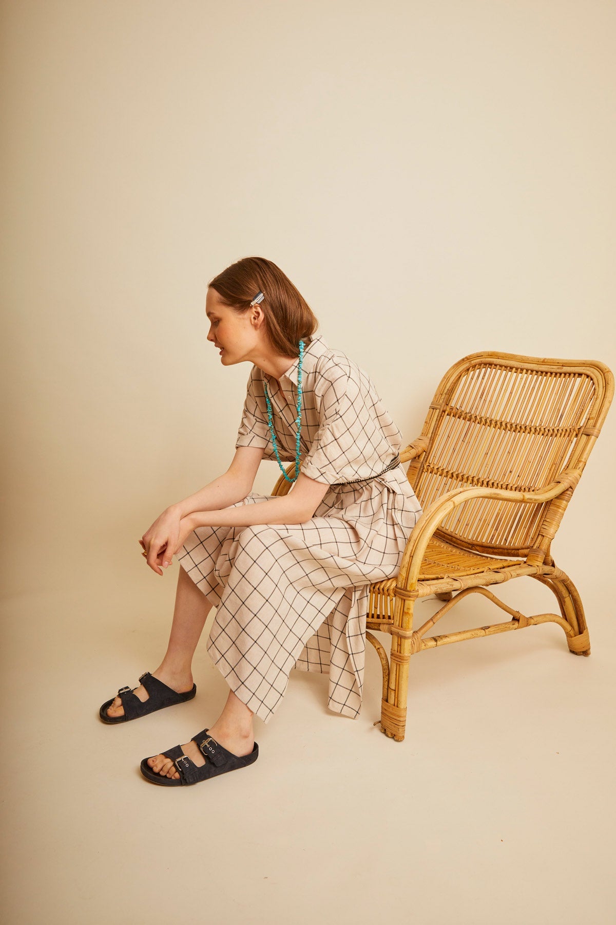 OVER TUNIC RAW CHECK