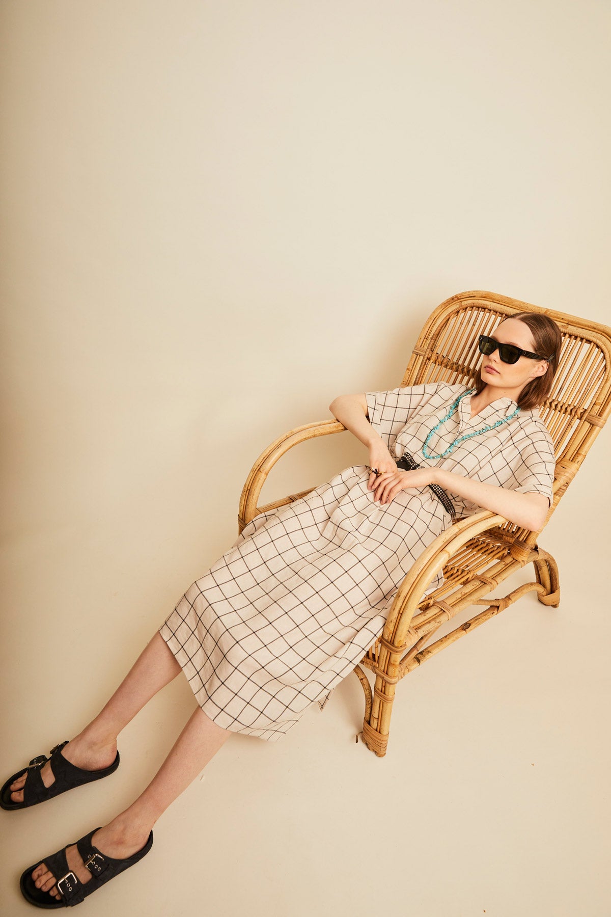 OVER TUNIC RAW CHECK