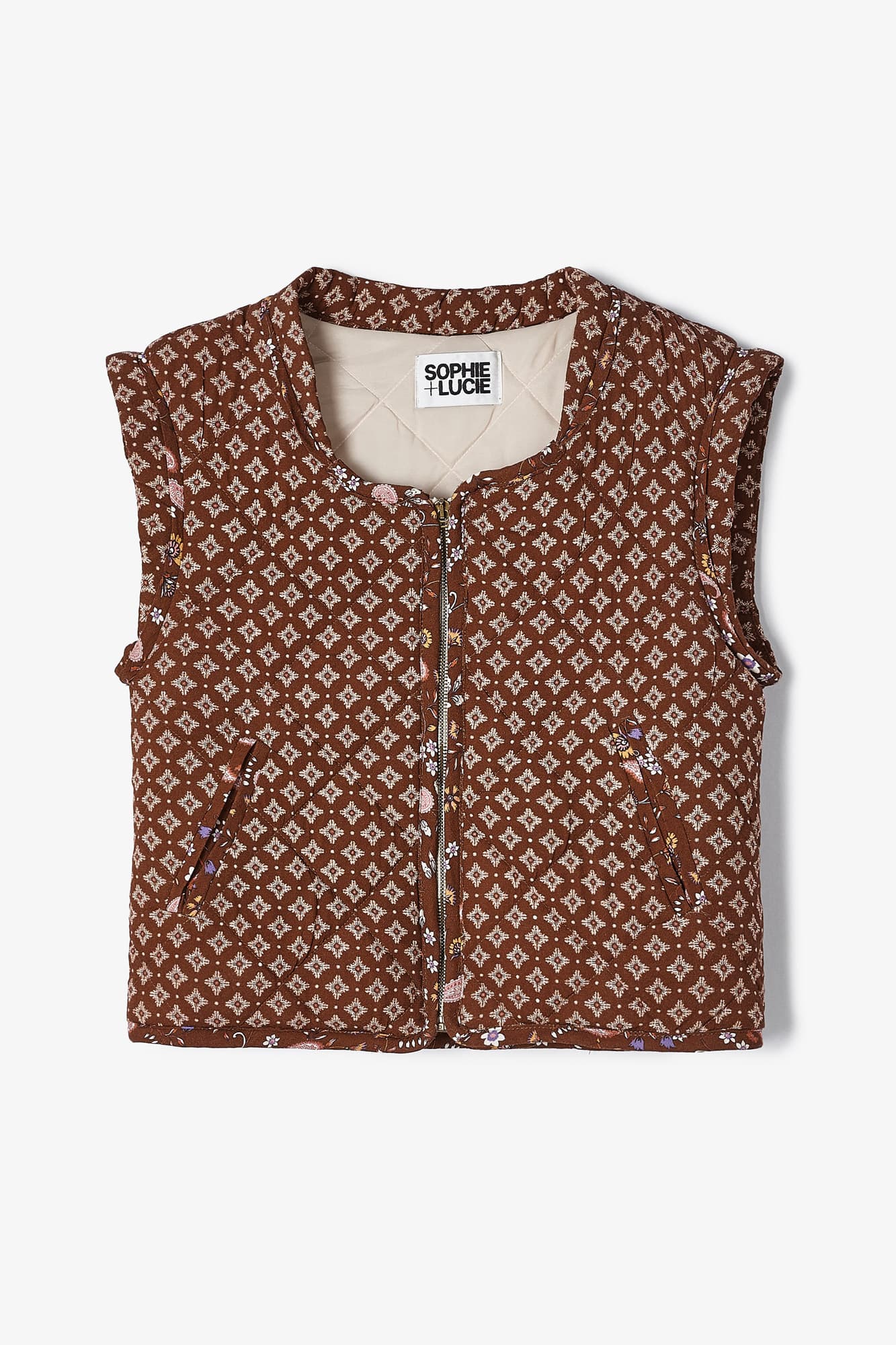 CAMEL STARS RIVETE VEST