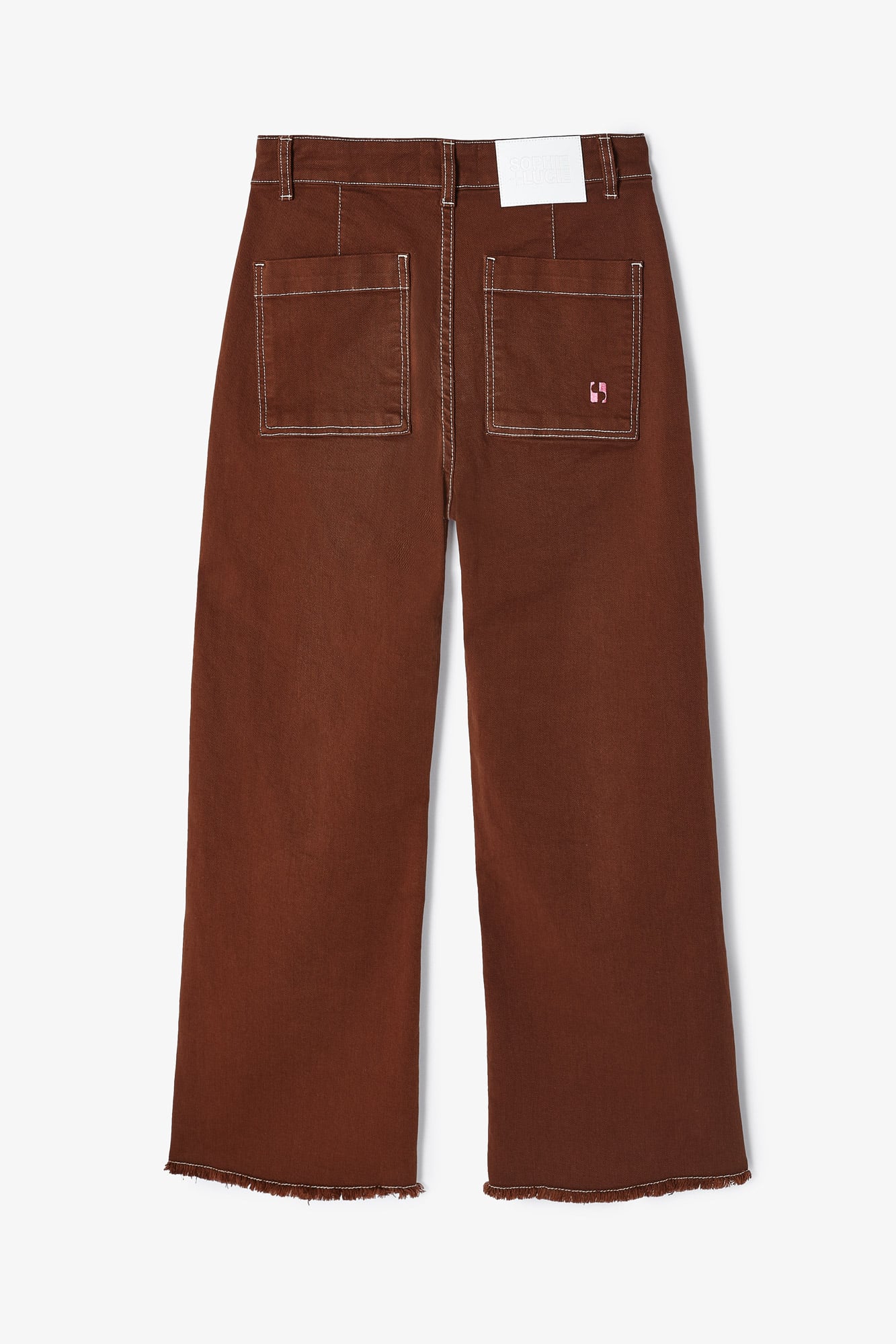GLASTONBURY BROWN TWILL JEANS