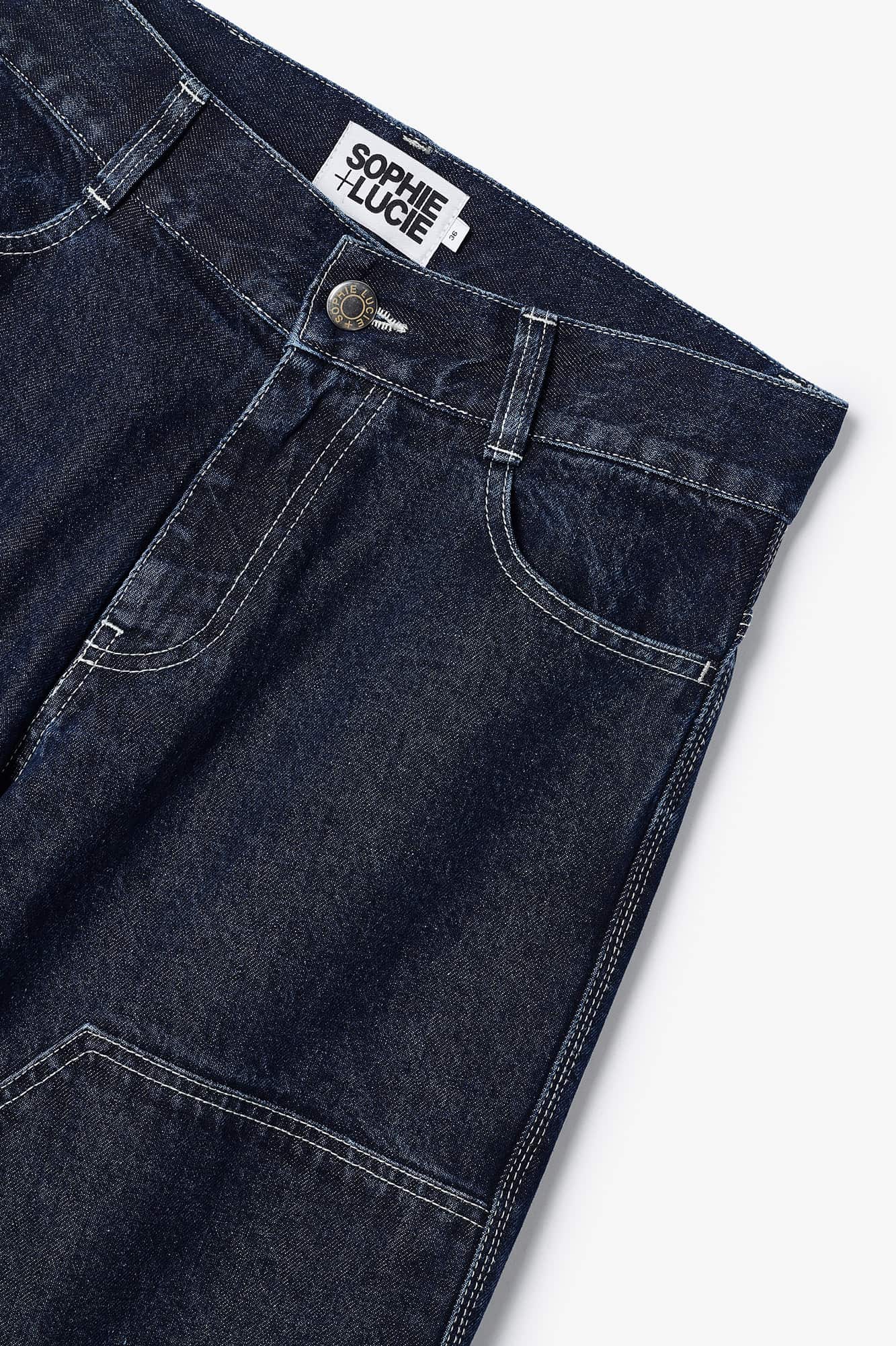 BLUE TWILL MILI JEANS