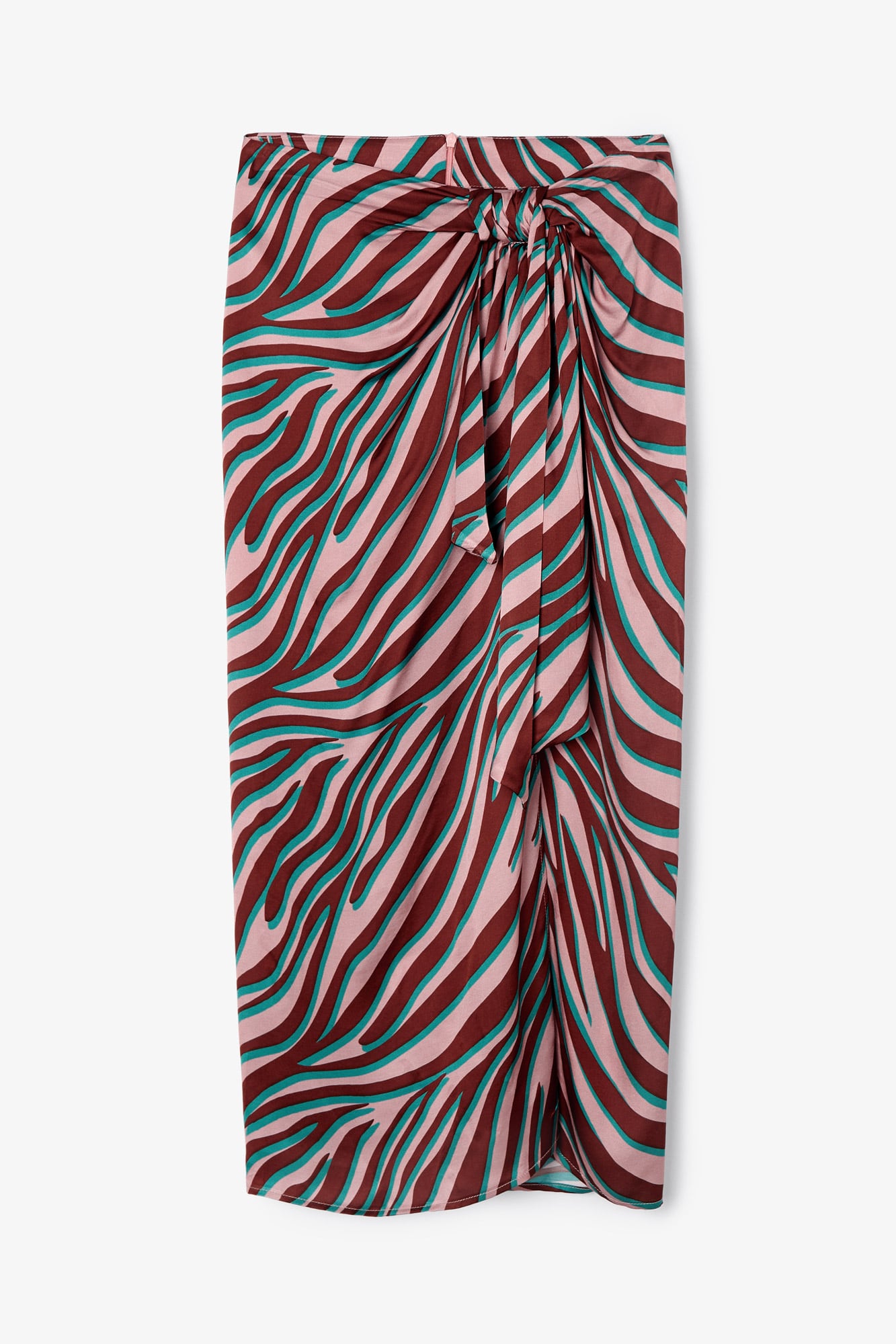 Falda estampado cebra