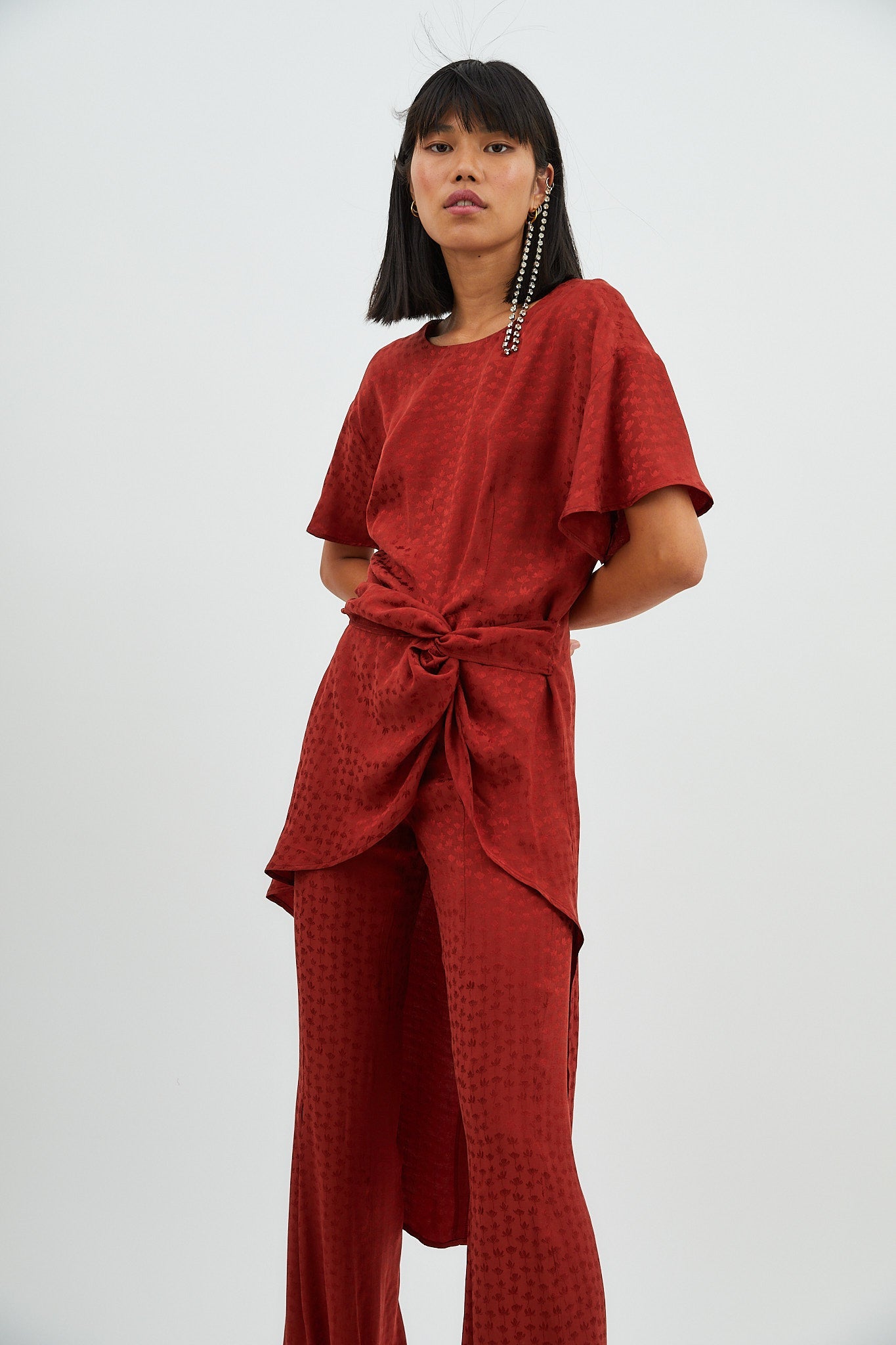 CAMILA JCQ MINI FLOWER TILE TUNIC