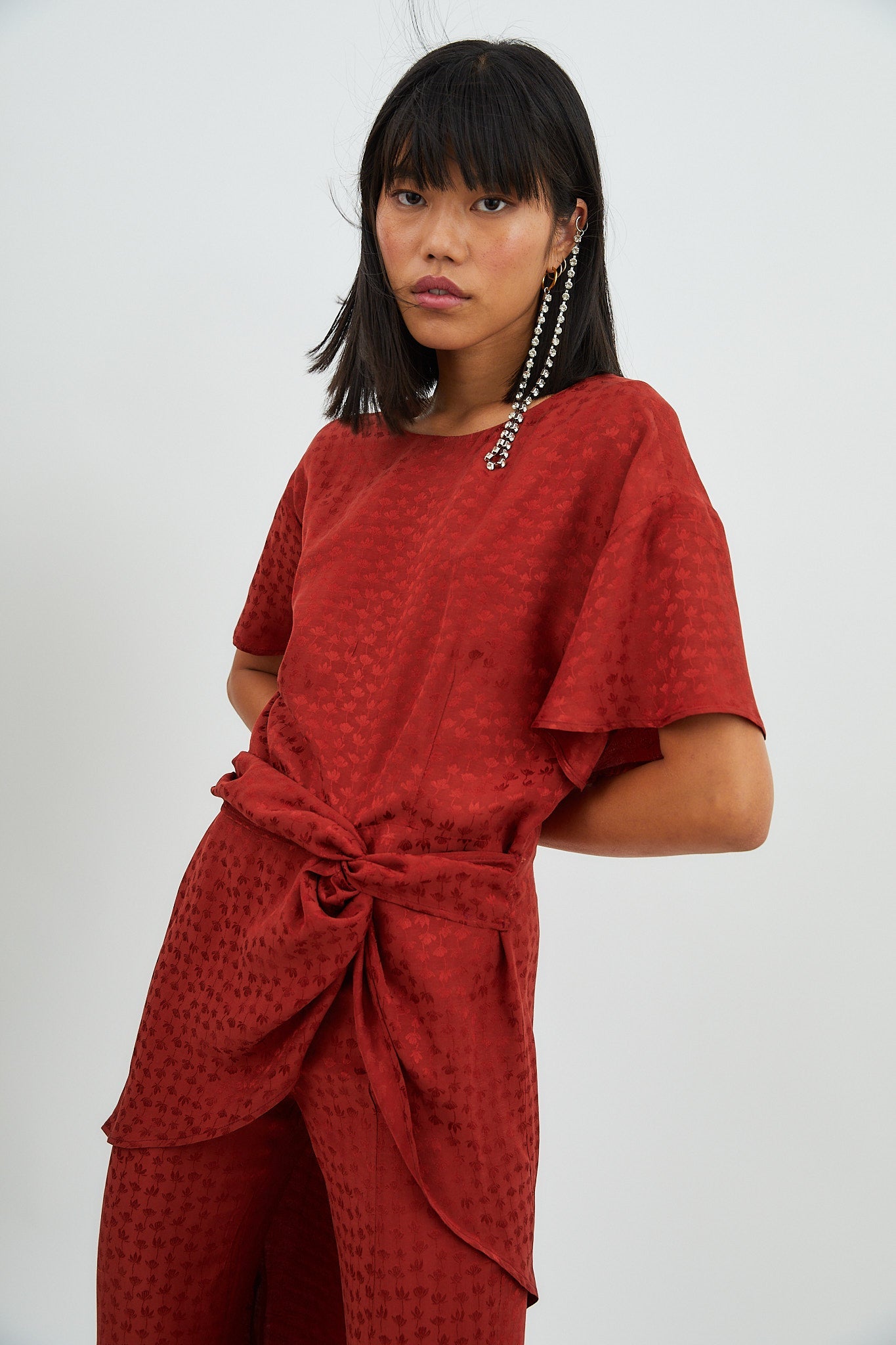 CAMILA JCQ MINI FLOWER TILE TUNIC